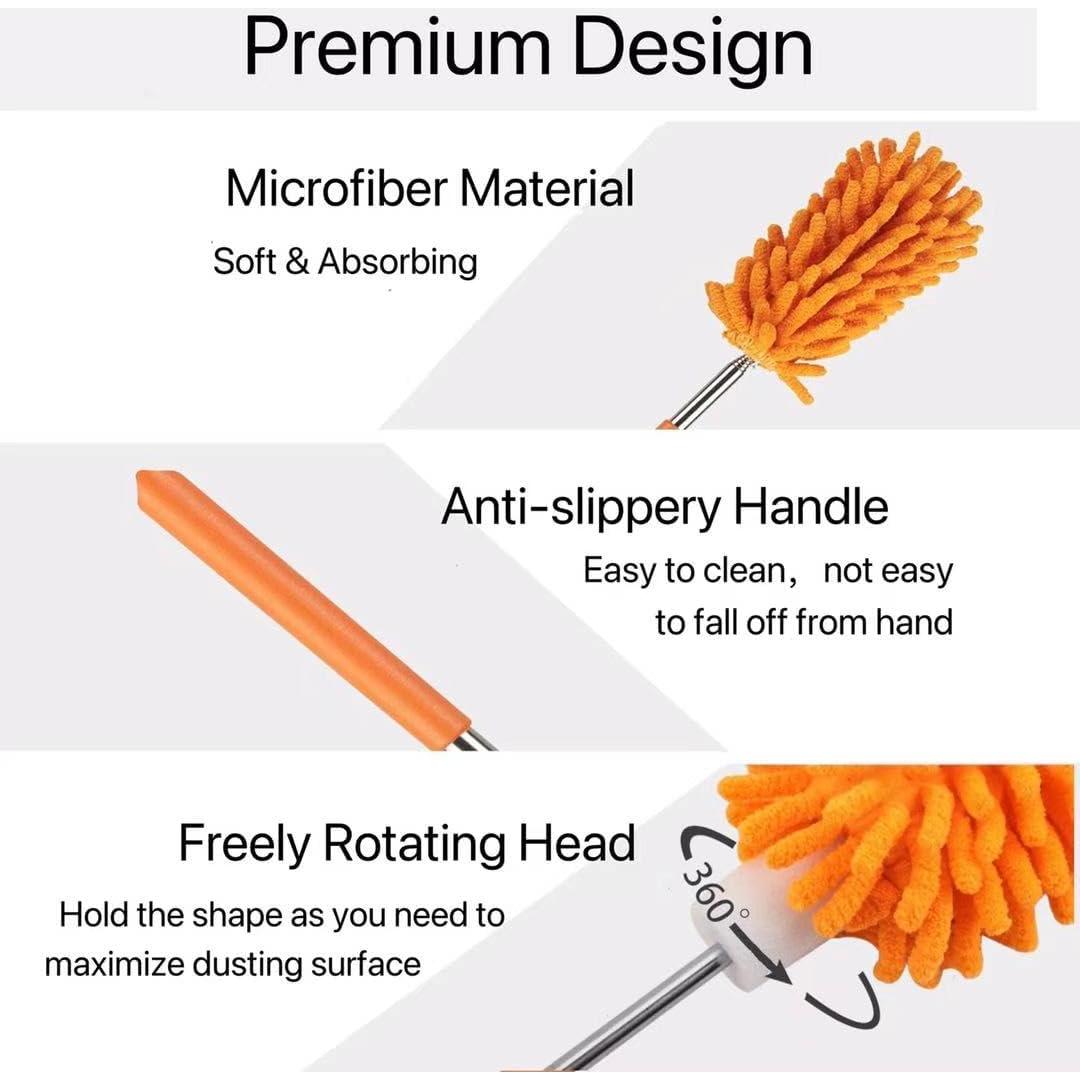 Duster de Microfibra Eichopmen 6 Pcs con Polo Extensible 28-75 cm