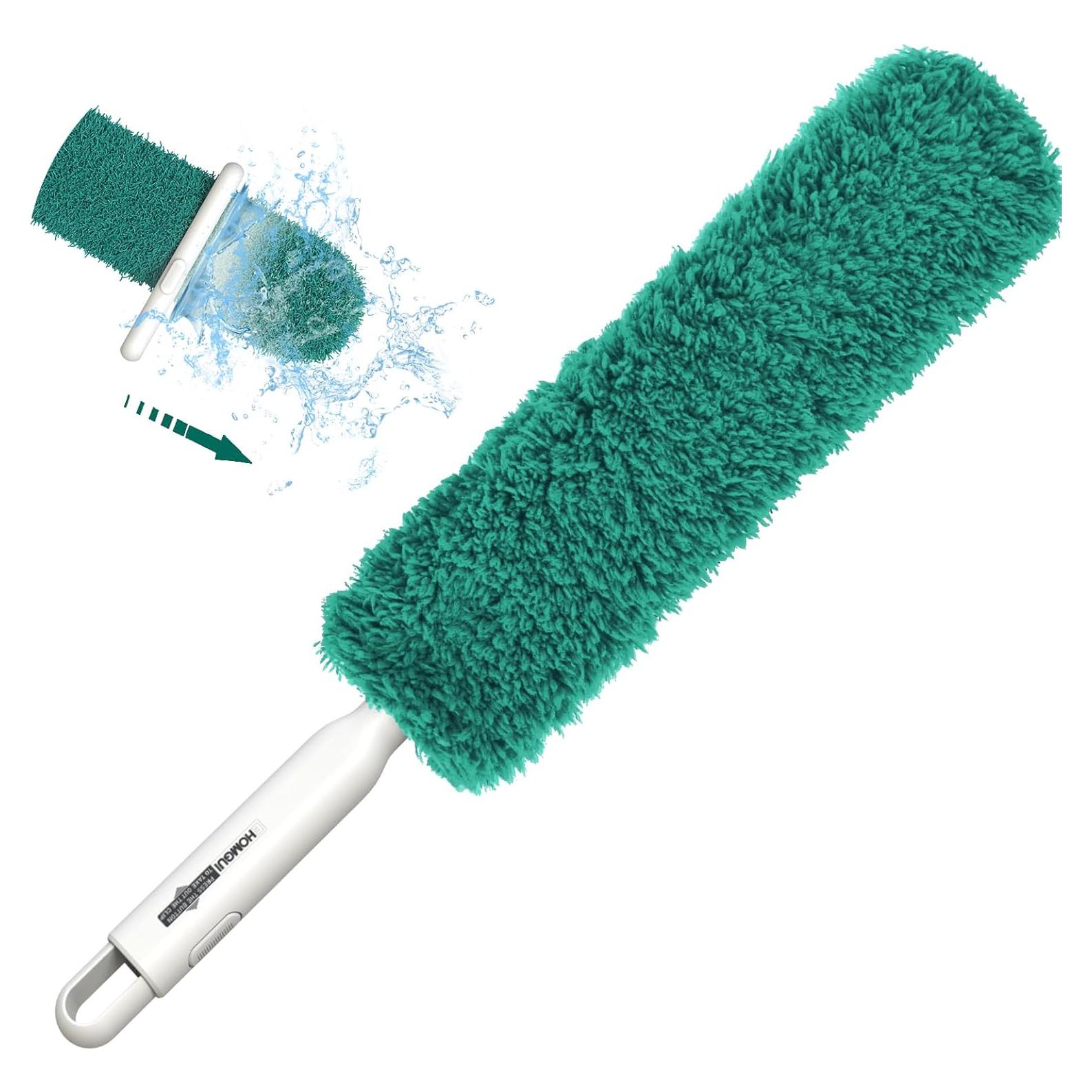 Plumero de Microfibra EHOMGUI Verde 58.42 cm Lavable