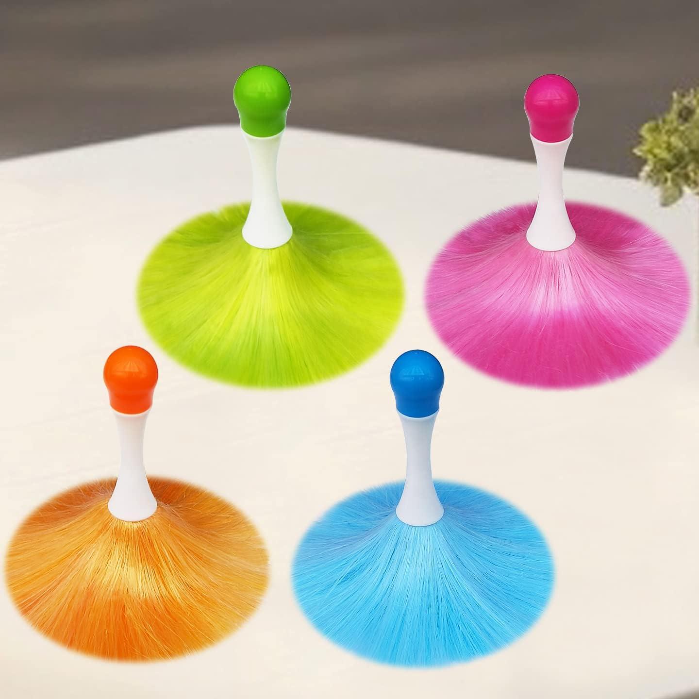 Paquete de 4 Agarraderas Plumero Microfibra HDongany 20.32 cm