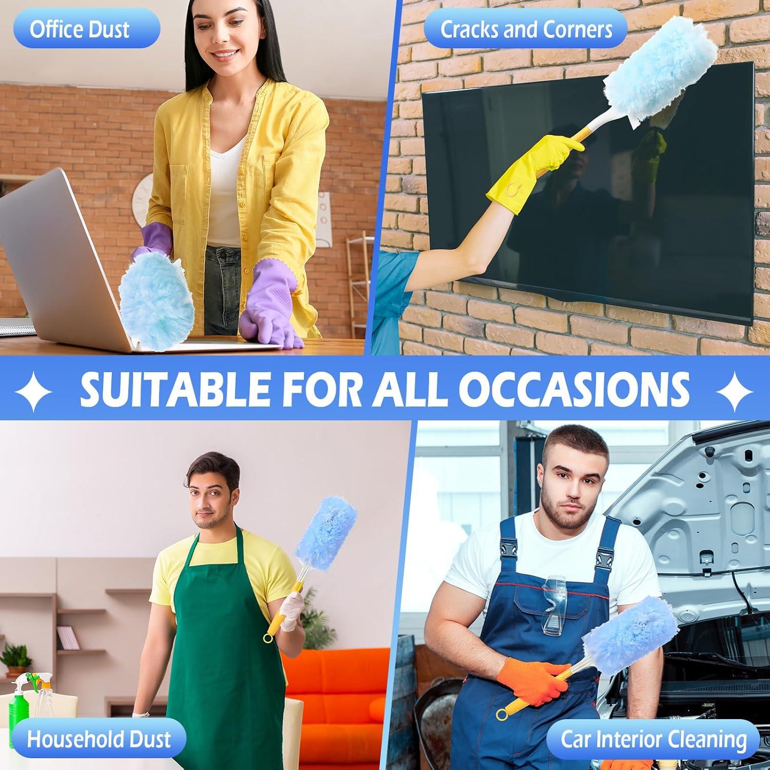 Paquete de 60 Recargas de Plumero Microfibra Teenyyou 360°