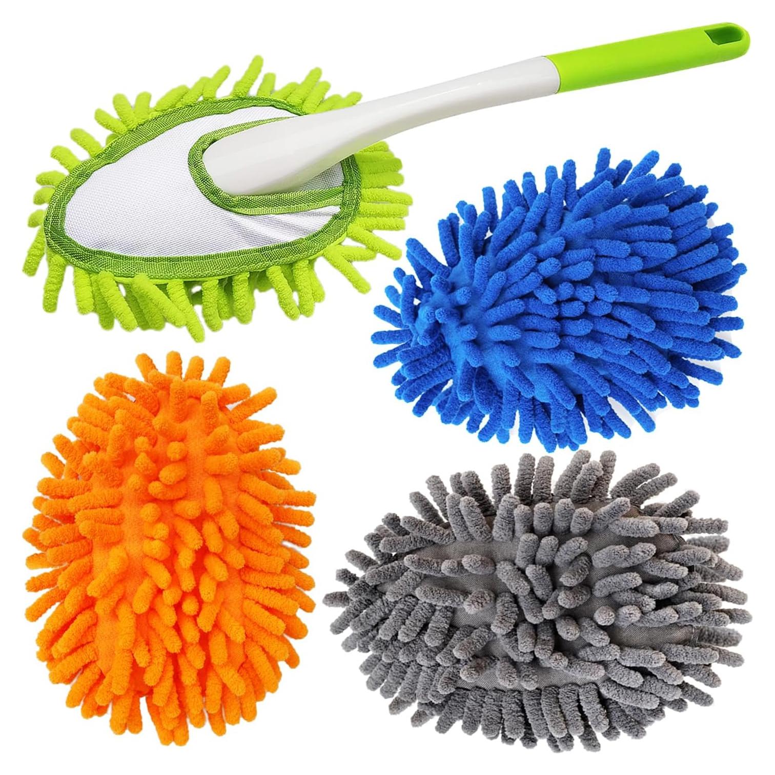 Plumero de Microfibra HSHTTKL 40.6 cm con 4 Paños Lavables