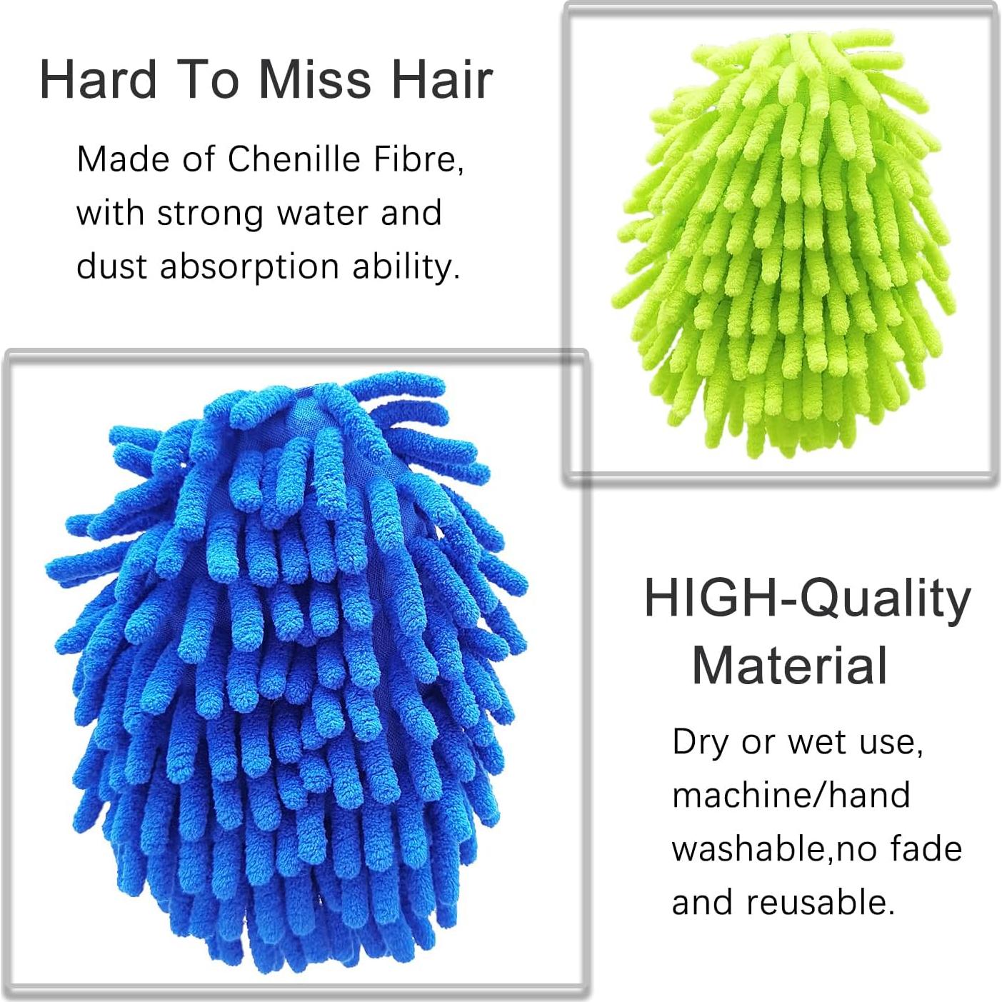 Plumero de Microfibra HSHTTKL 40.6 cm con 4 Paños Lavables