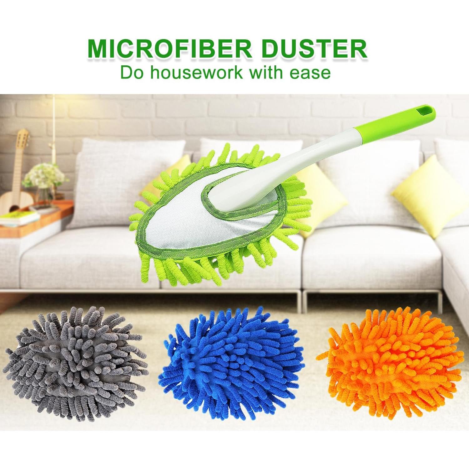 Plumero de Microfibra HSHTTKL 40.6 cm con 4 Paños Lavables