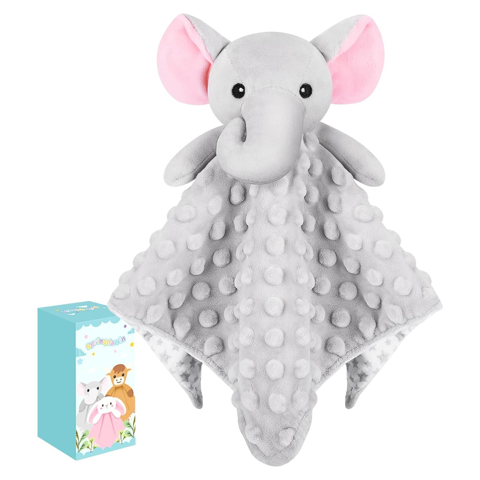 Manta de Seguridad Elefante Gris Sprinqdawin 31.5x31.5cm Bebé