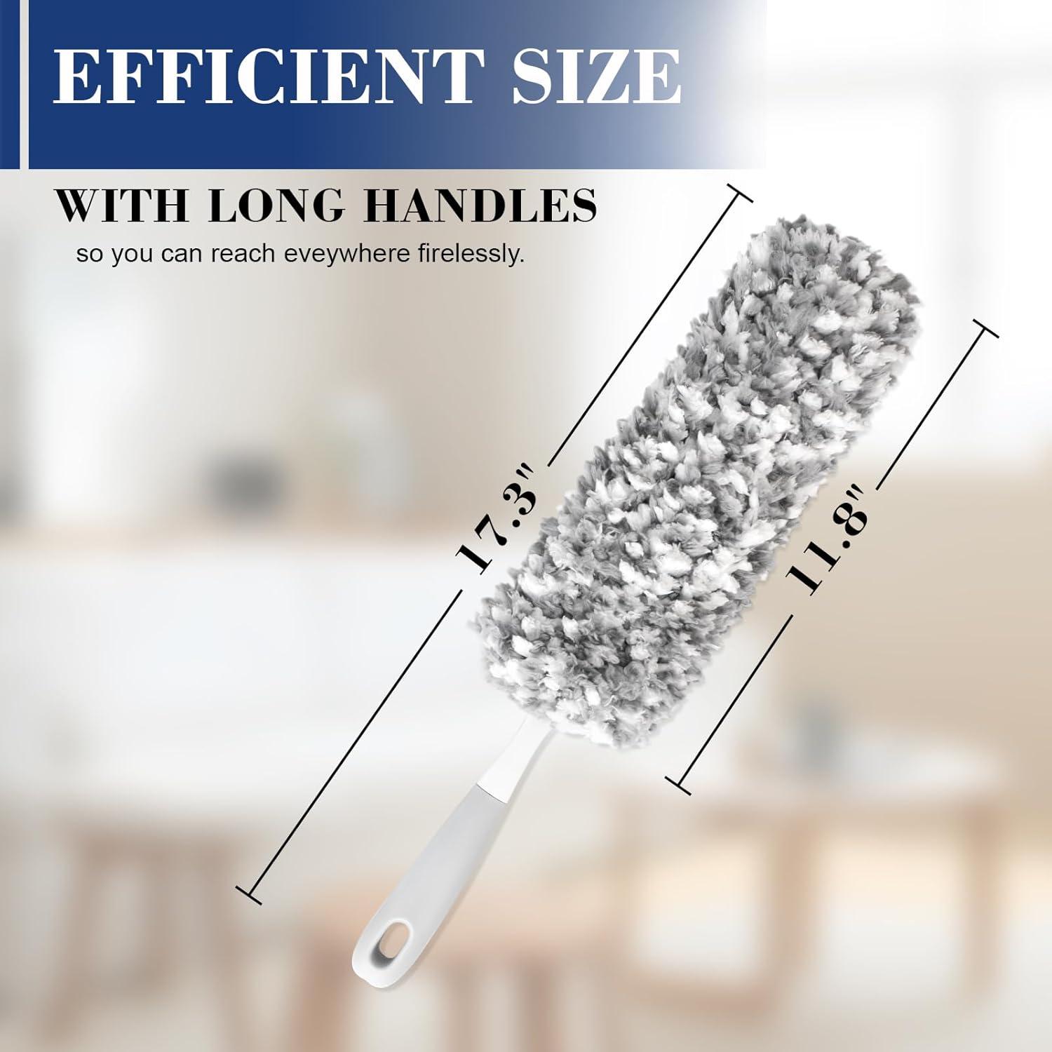 Plumero de Microfibra Bryquelin 45.72 cm Desmontable y Lavable