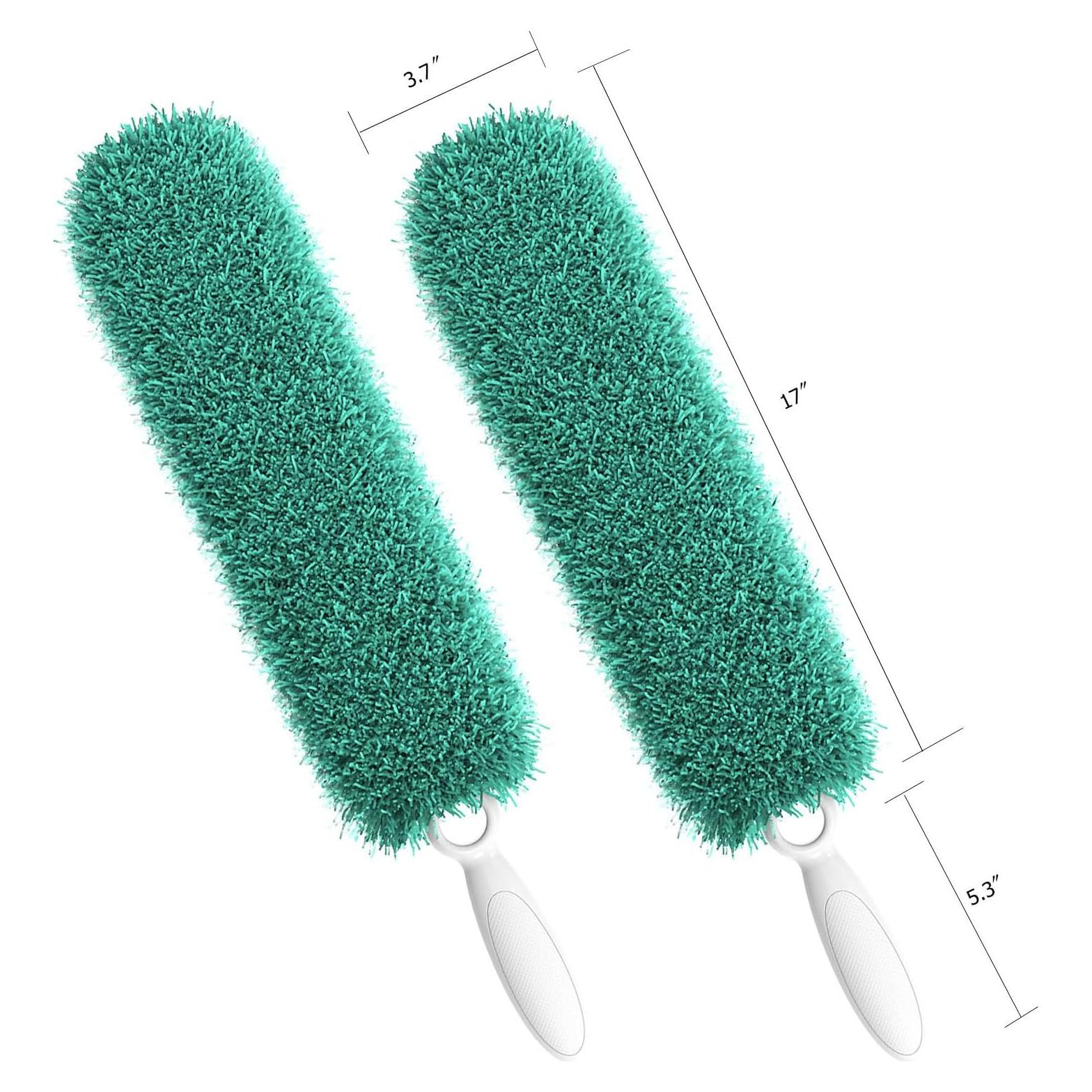 Duster de Microfibra EHOMGUI Verde Reutilizable 2PCS