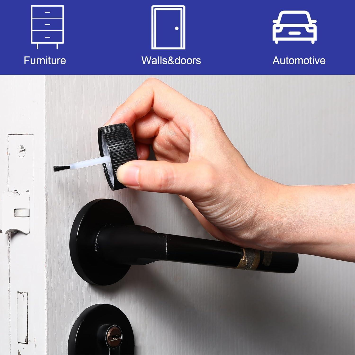 Maxcheck 60 Botellas Vacías de Pintura 30ml con Cepillo