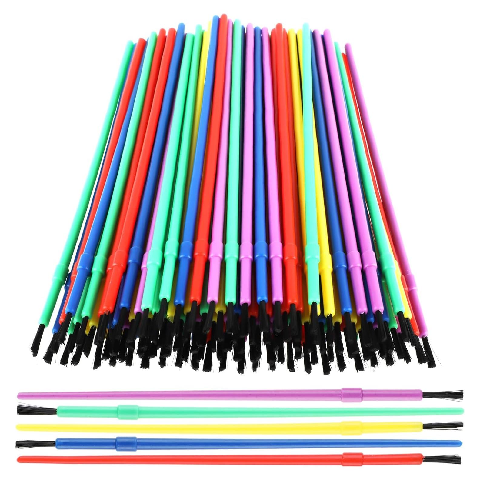 Set de 100 Pinceles de Pintura Prasacco para Niños 16.5cm