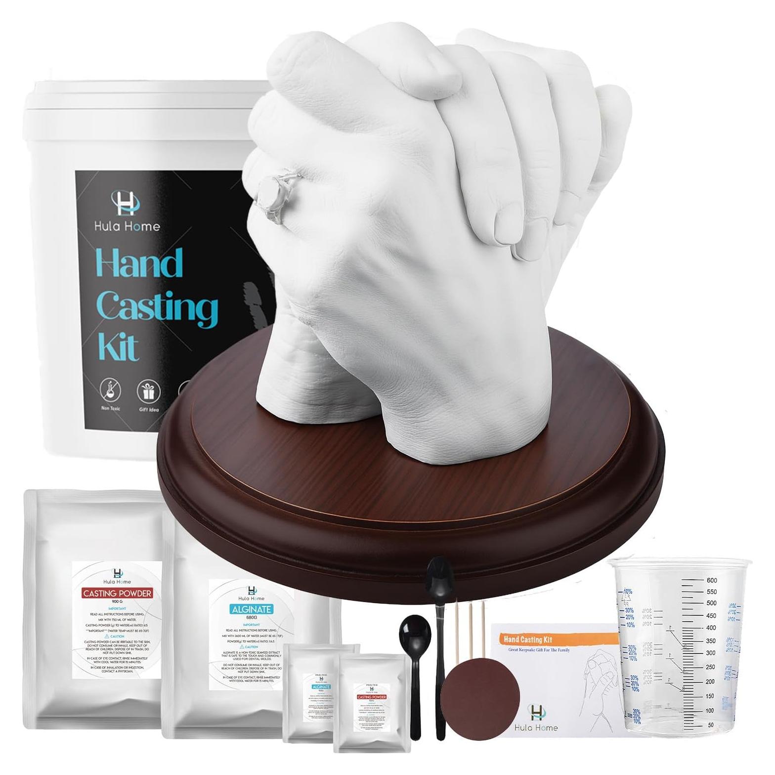 Kit de Moldeo de Manos Hula Home para Parejas y Familias