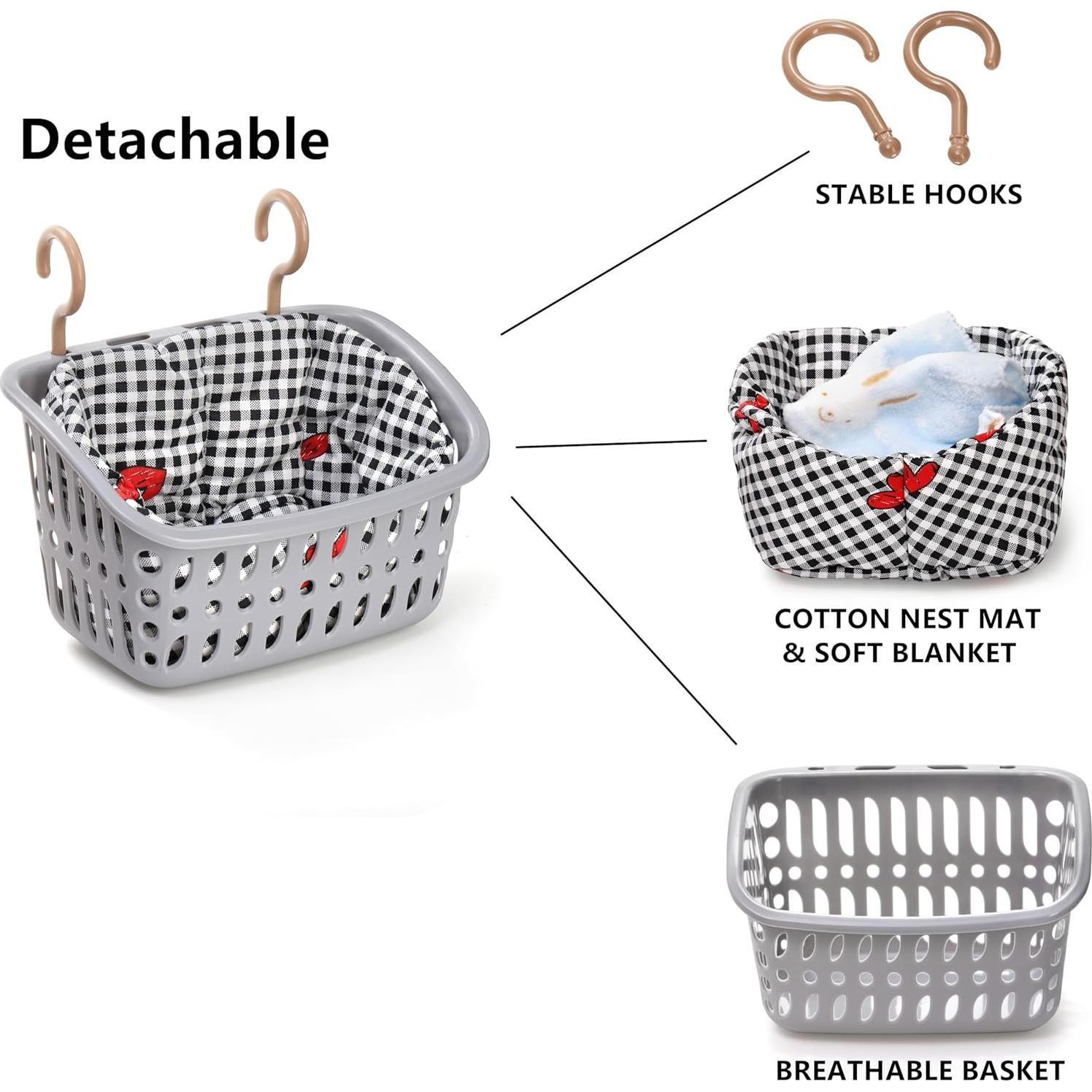 Hamaca Colgante para Ratas DEAYOU - 2 Unidades, 22x12.7cm