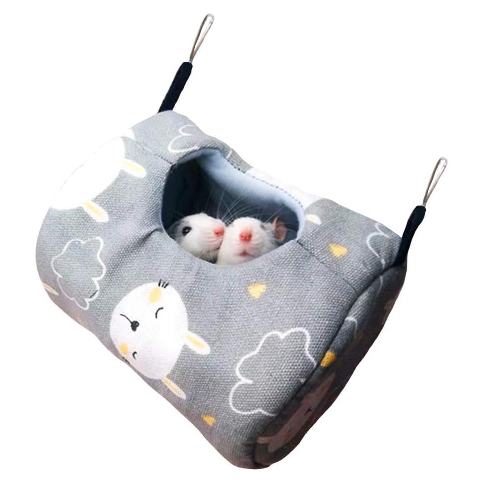 Cama Colgante para Hámster ZOOPOLR 13x13 cm Gris