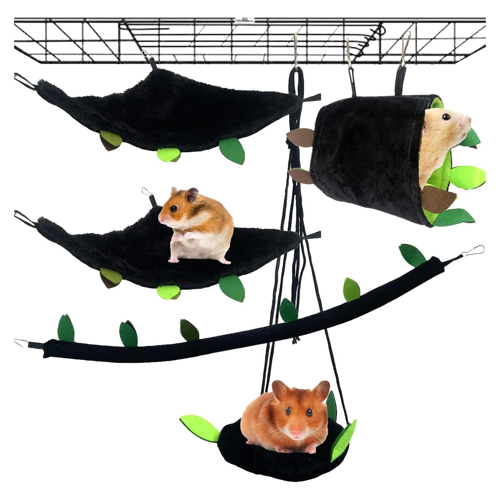 Hamaca Colgante para Hámster Kathson 5 Pcs Selva 28x20x20 cm