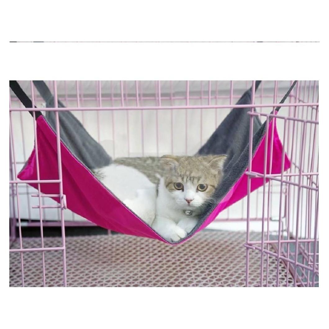 Hamaca para Gato Petall Pequeña Roja Impermeable 35x35 cm