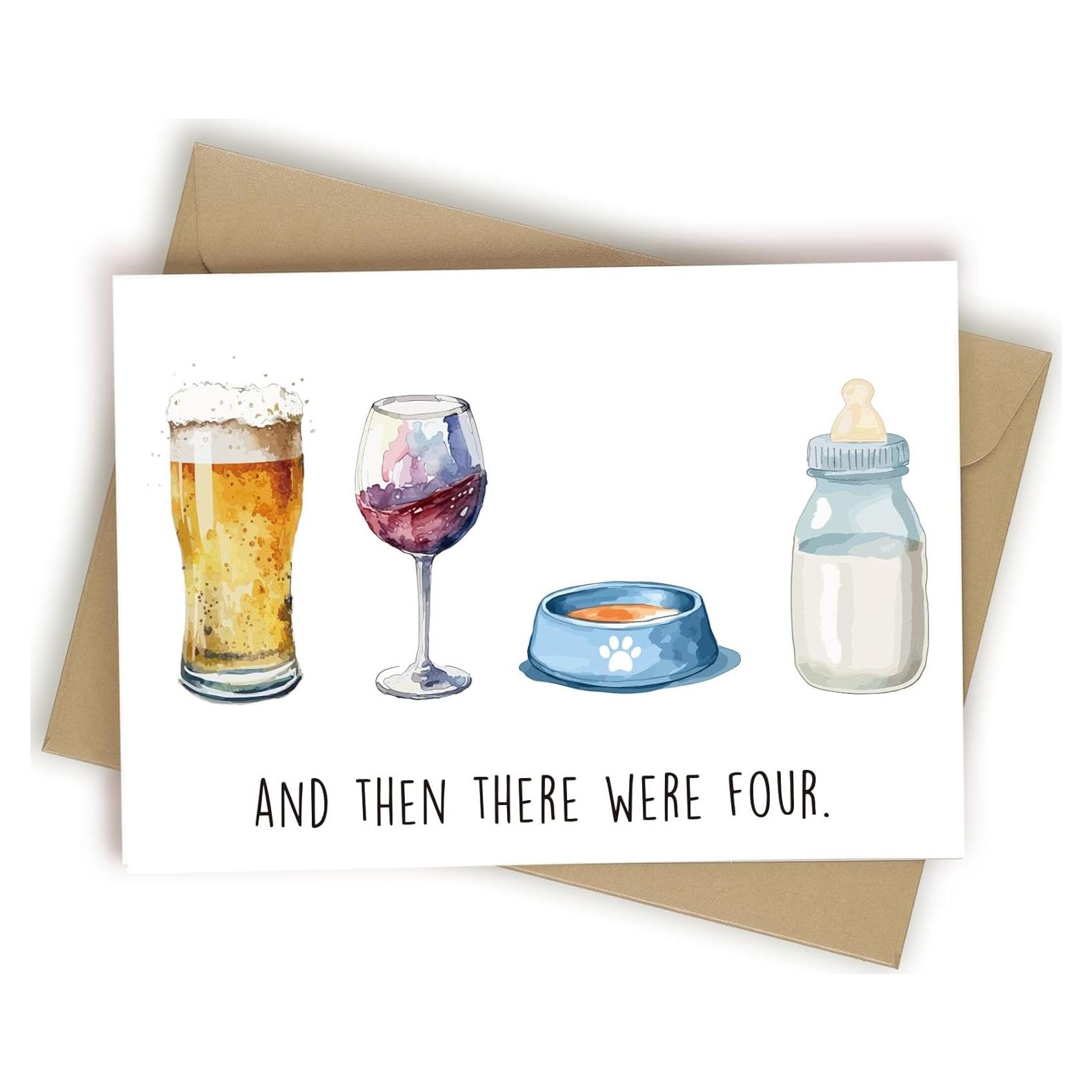 Tarjeta de Baby Shower HEALSLA 5x7 pulgadas Felicitaciones