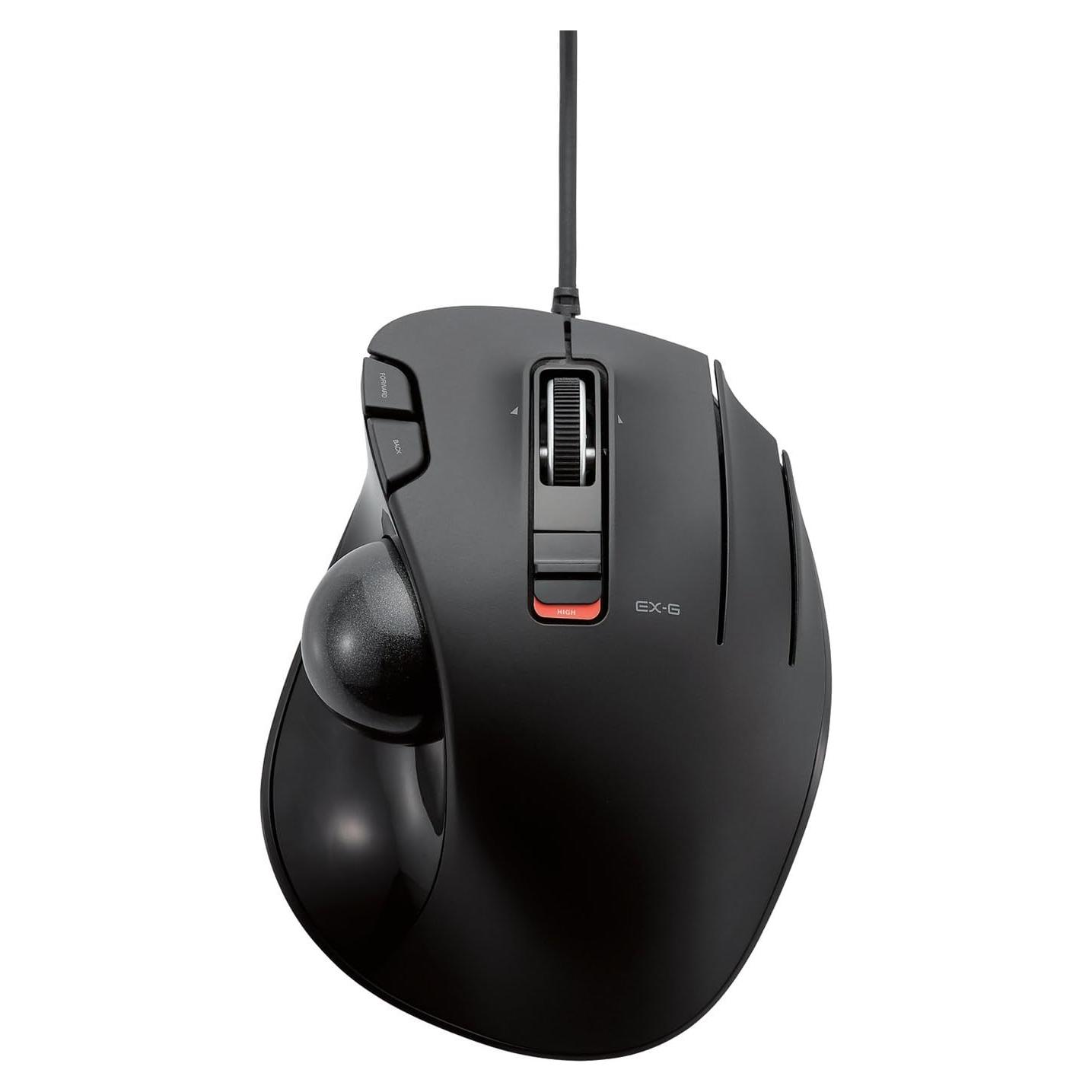 Ratón Trackball ELECOM M-XT3URBK Ergonómico con Cable
