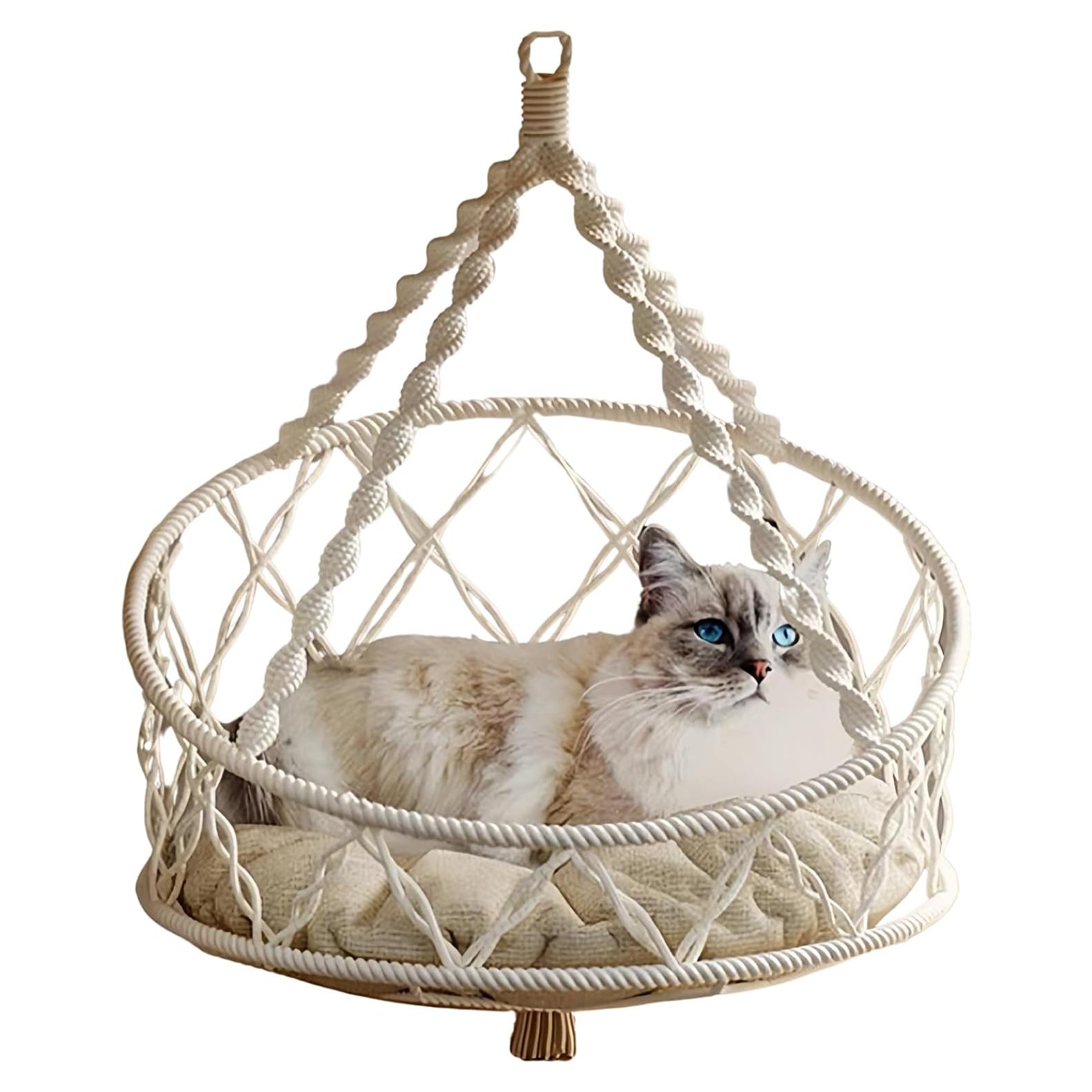Hamaca Colgante para Gatos CXYYXF 40x60 cm hasta 4 kg