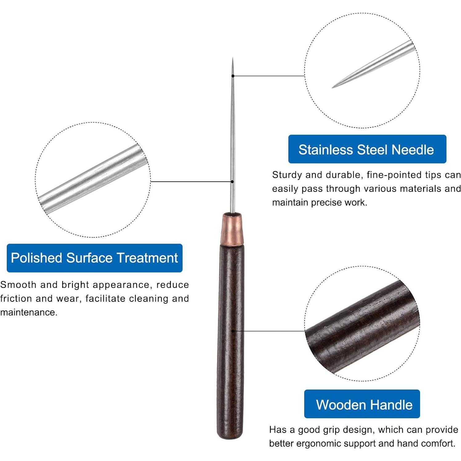 Juego de Agujas de Costura Manual HARFINGTON 3 Piezas Rojo