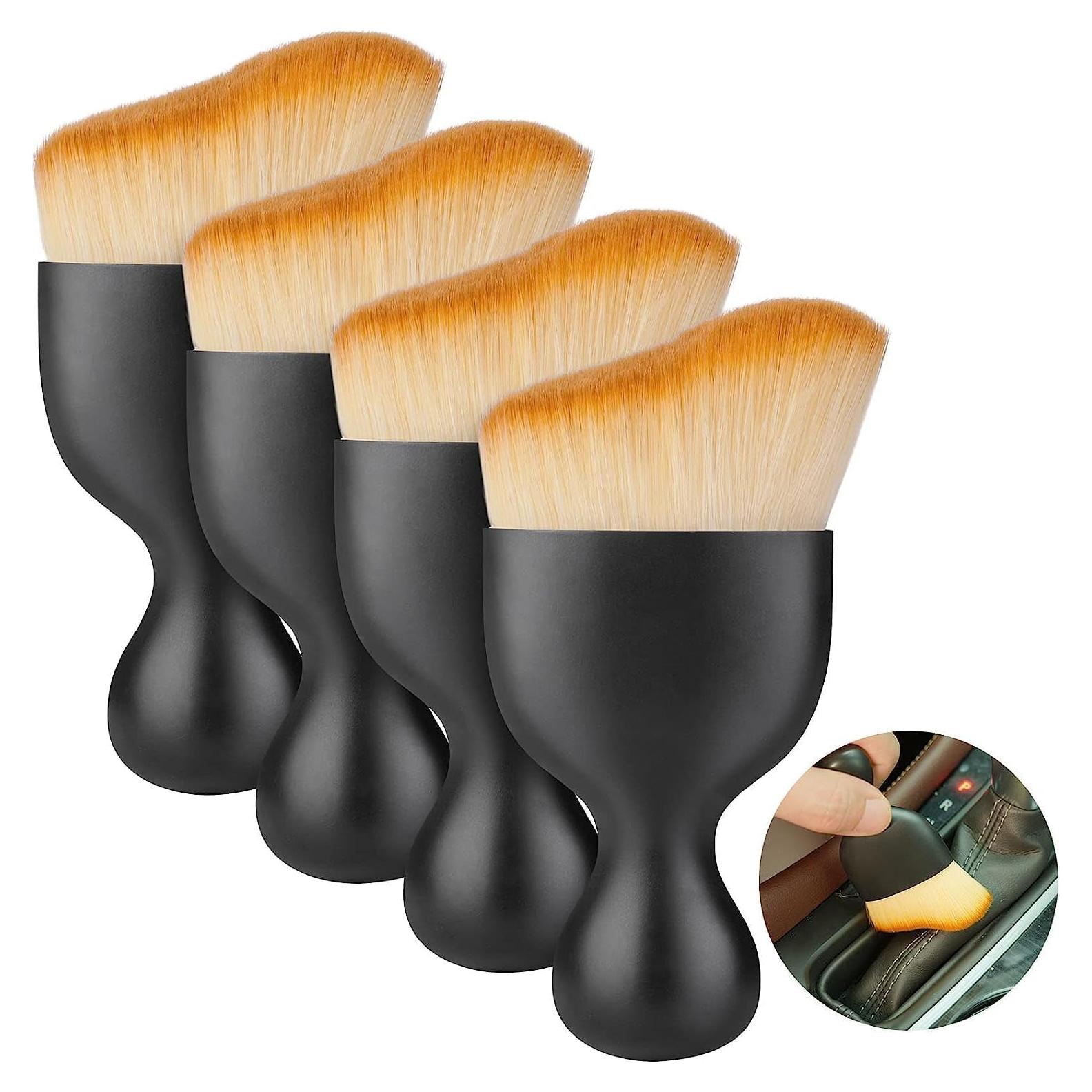 4 Cepillos de Detalle para Interior de Coche TAOTOP