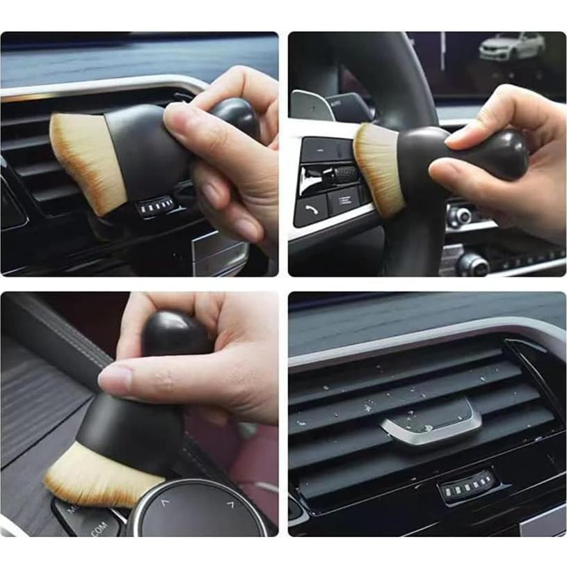 4 Cepillos de Detalle para Interior de Coche TAOTOP