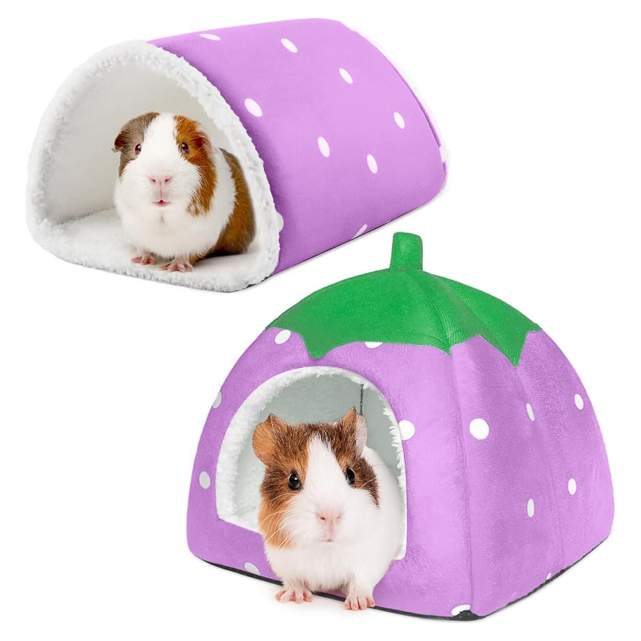 Escondite para Cobayas Tierecare con Túnel y Cama Lavable