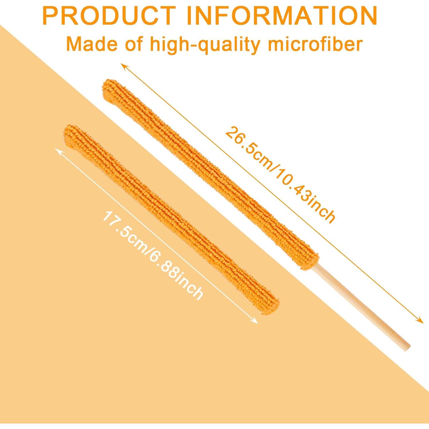 Paquete de 12 plumillas de microfibra Thinp para limpieza