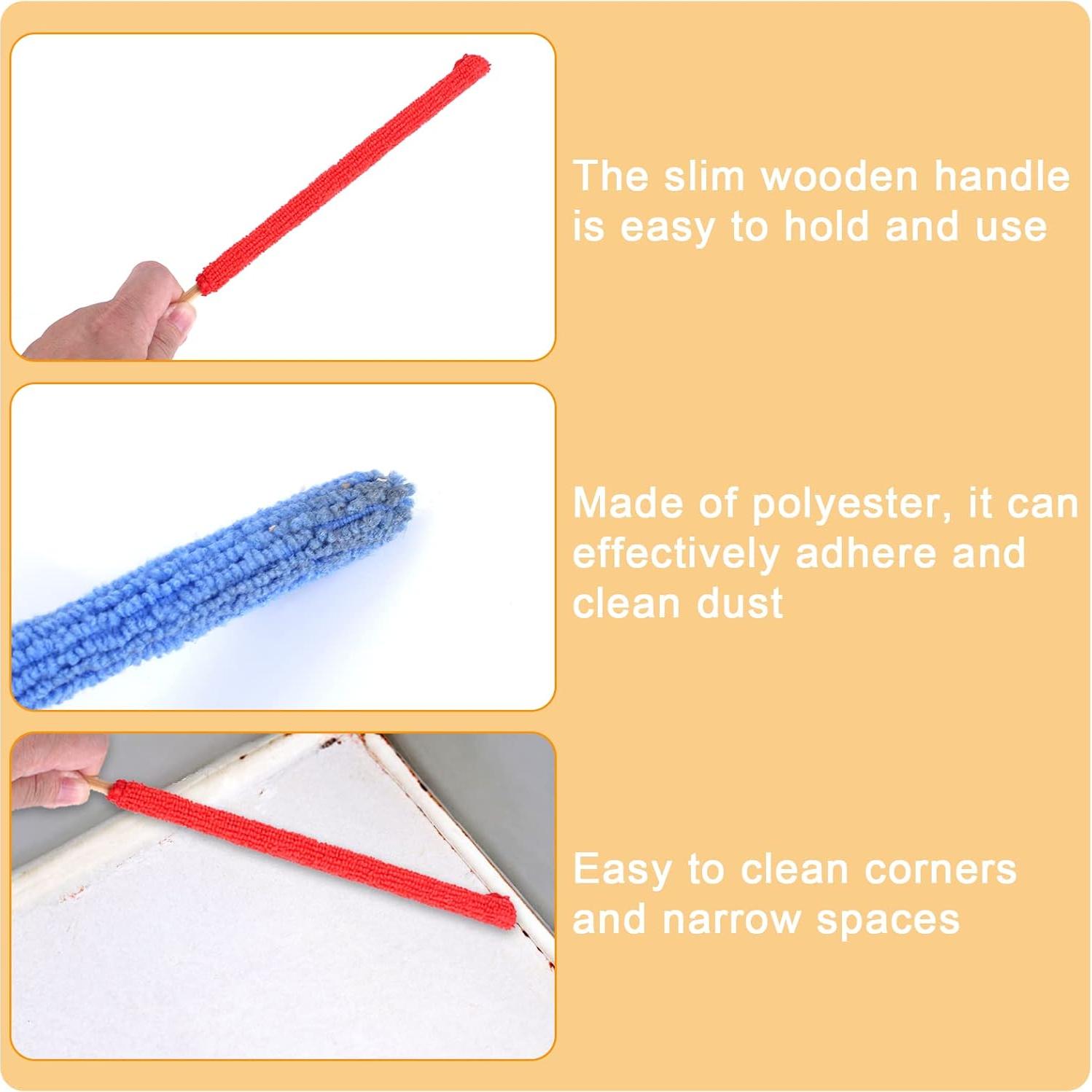 Paquete de 12 plumillas de microfibra Thinp para limpieza