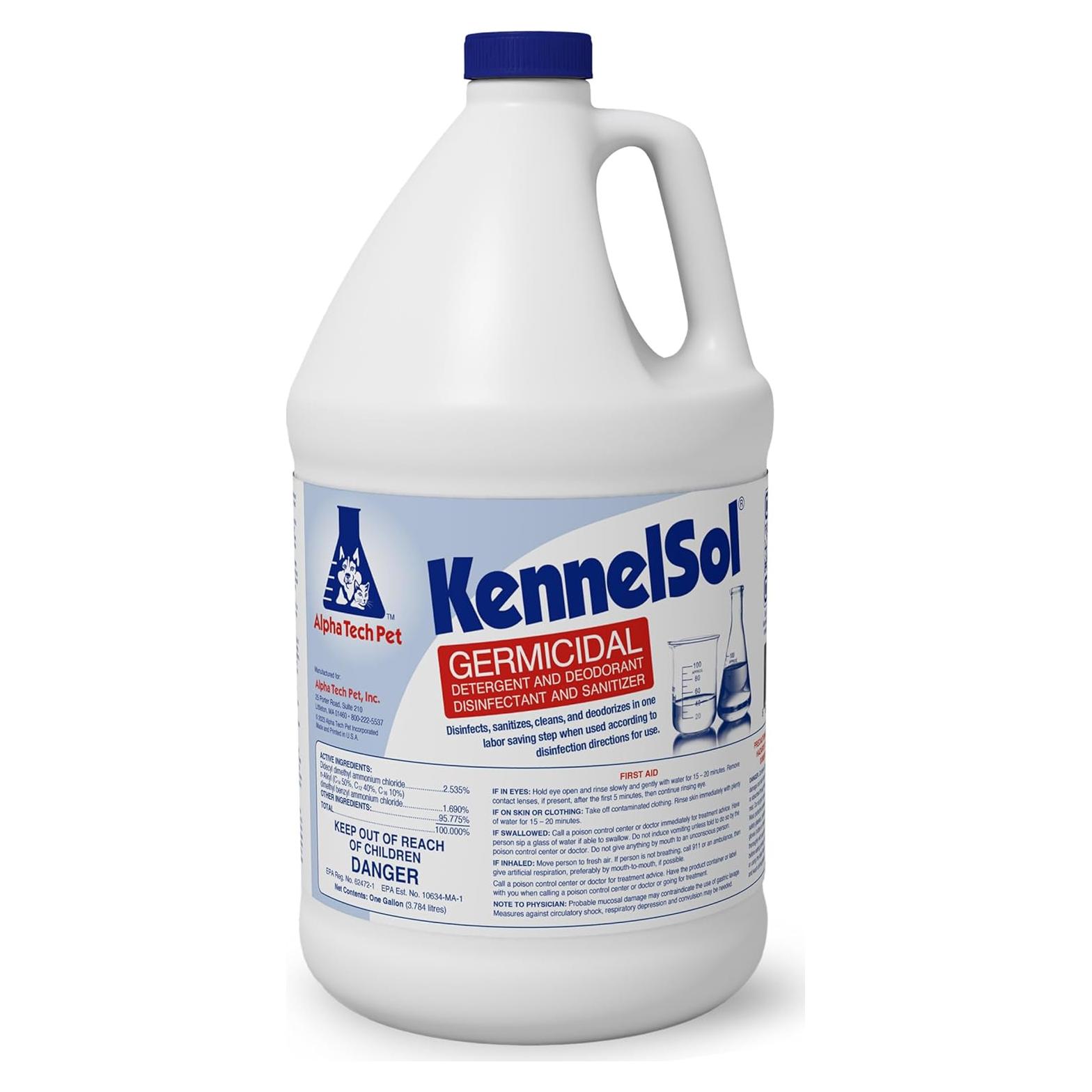 Limpiador Desinfectante KennelSol Alpha Tech Pet 3 en 1 3.63 kg