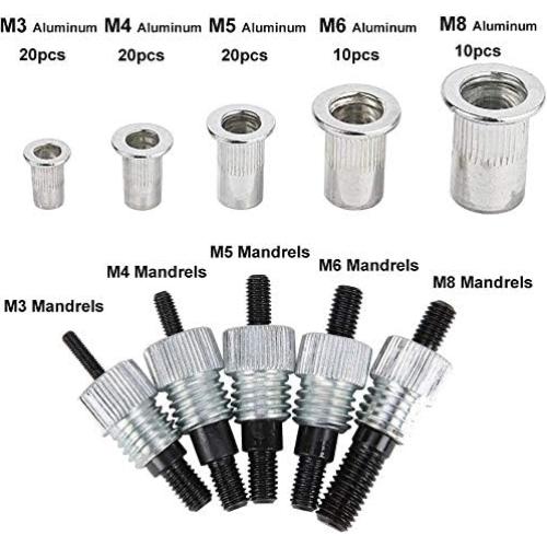 Juego de Herramientas para Tuercas Remachadas FreeTec 86pcs