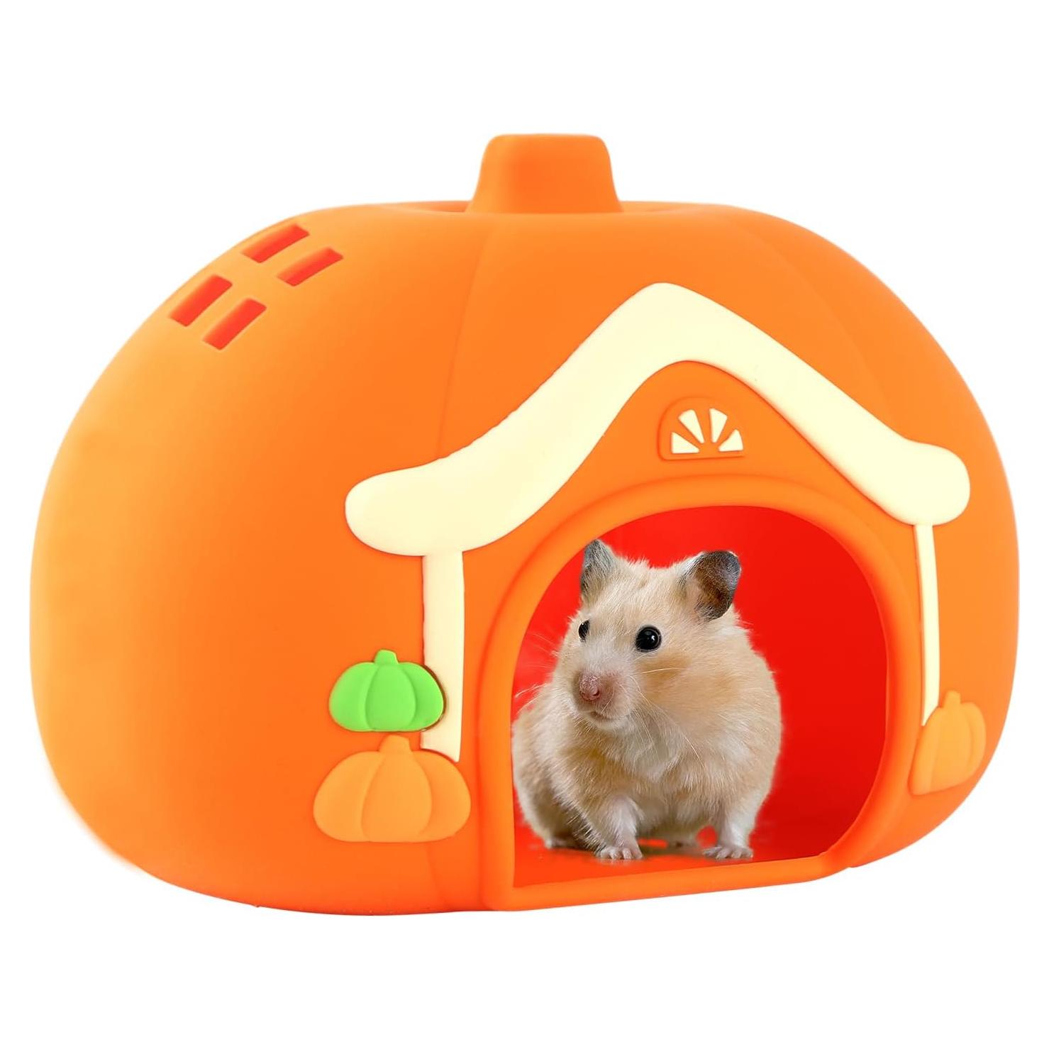 Cama para Cobaya HOSUKKO Silicona Naranja 15x10x14cm