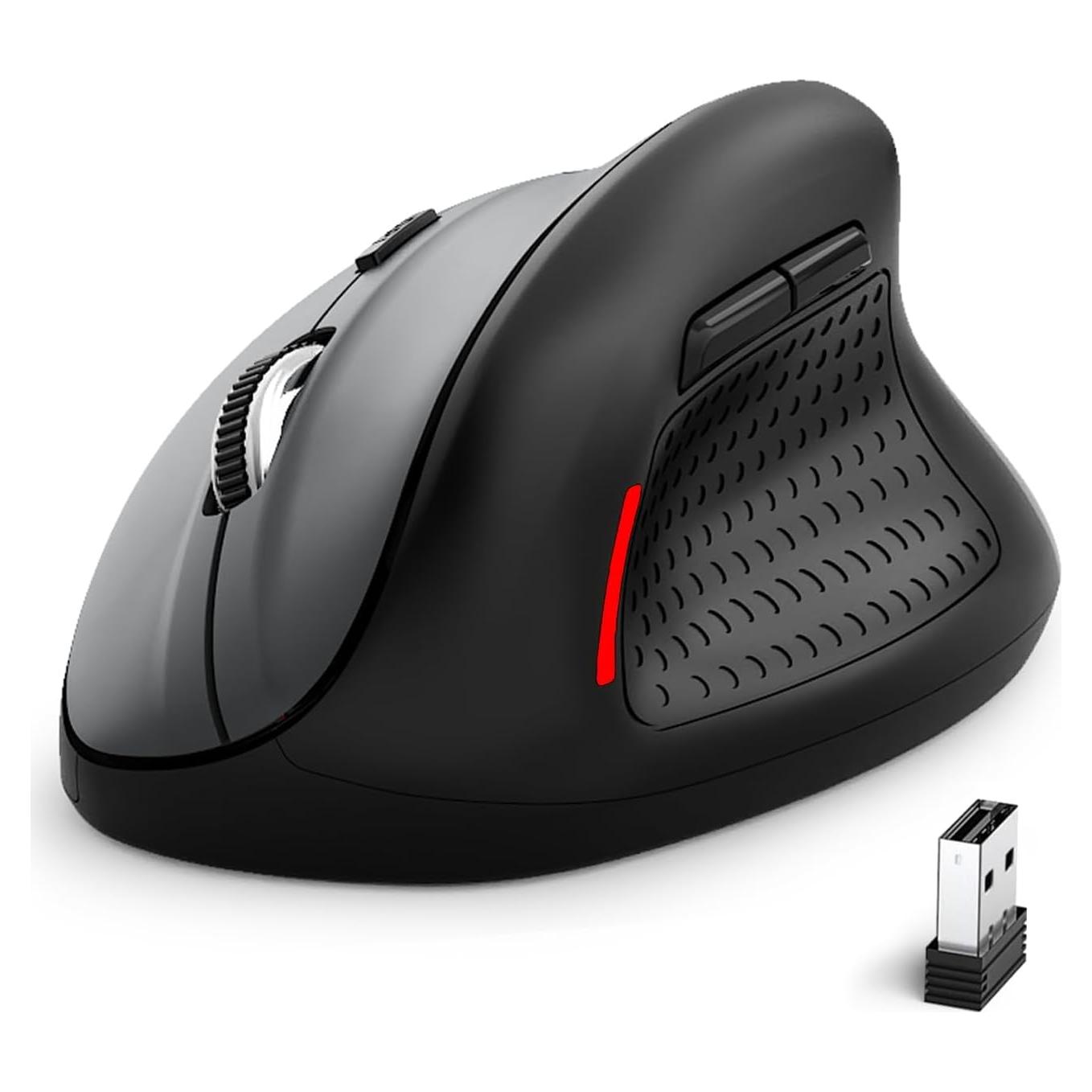 Ratón Ergonómico Inalámbrico E-YOOSO Vertical 4800 DPI