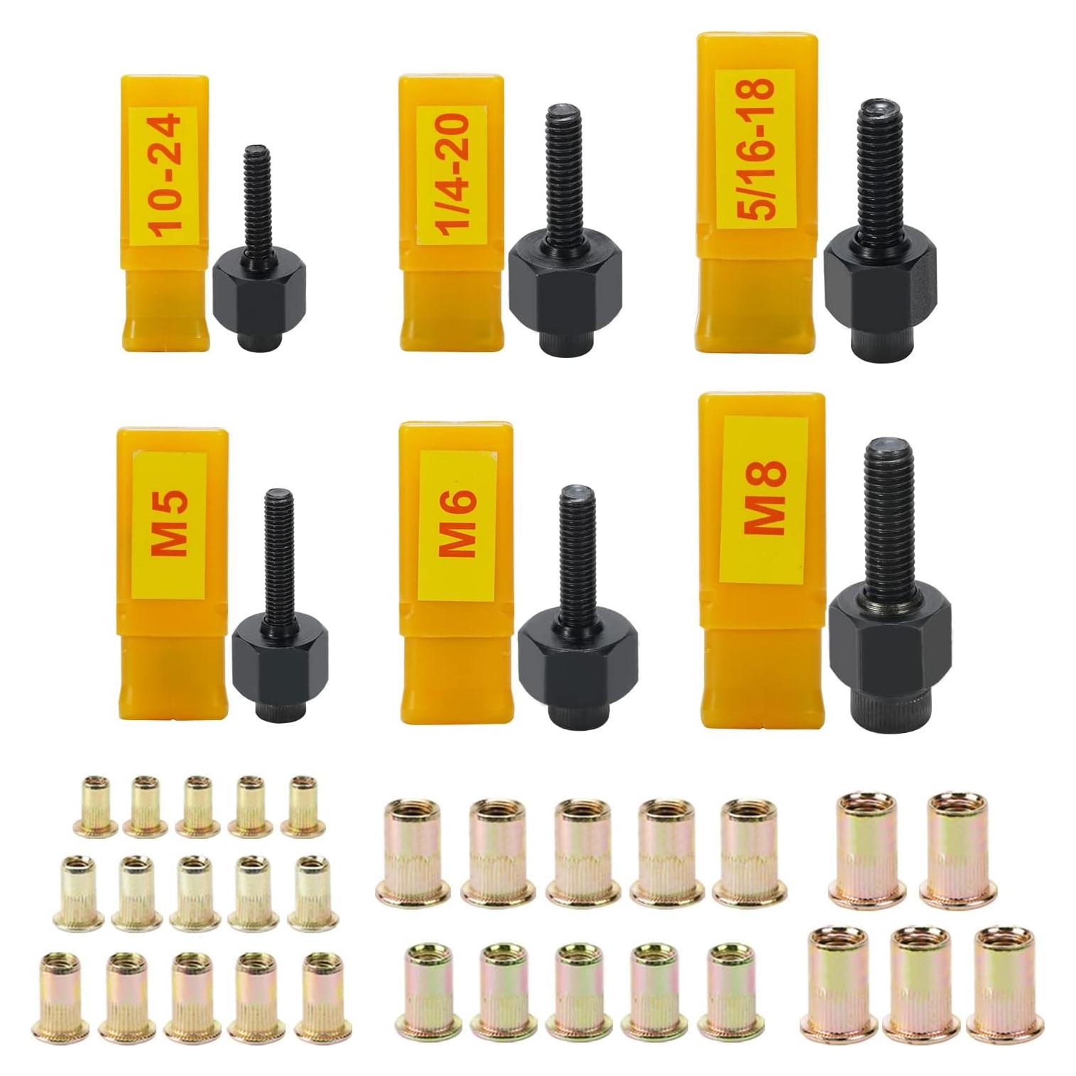 Herramienta de Remache de Tuerca HIFESON 36 Piezas Acero