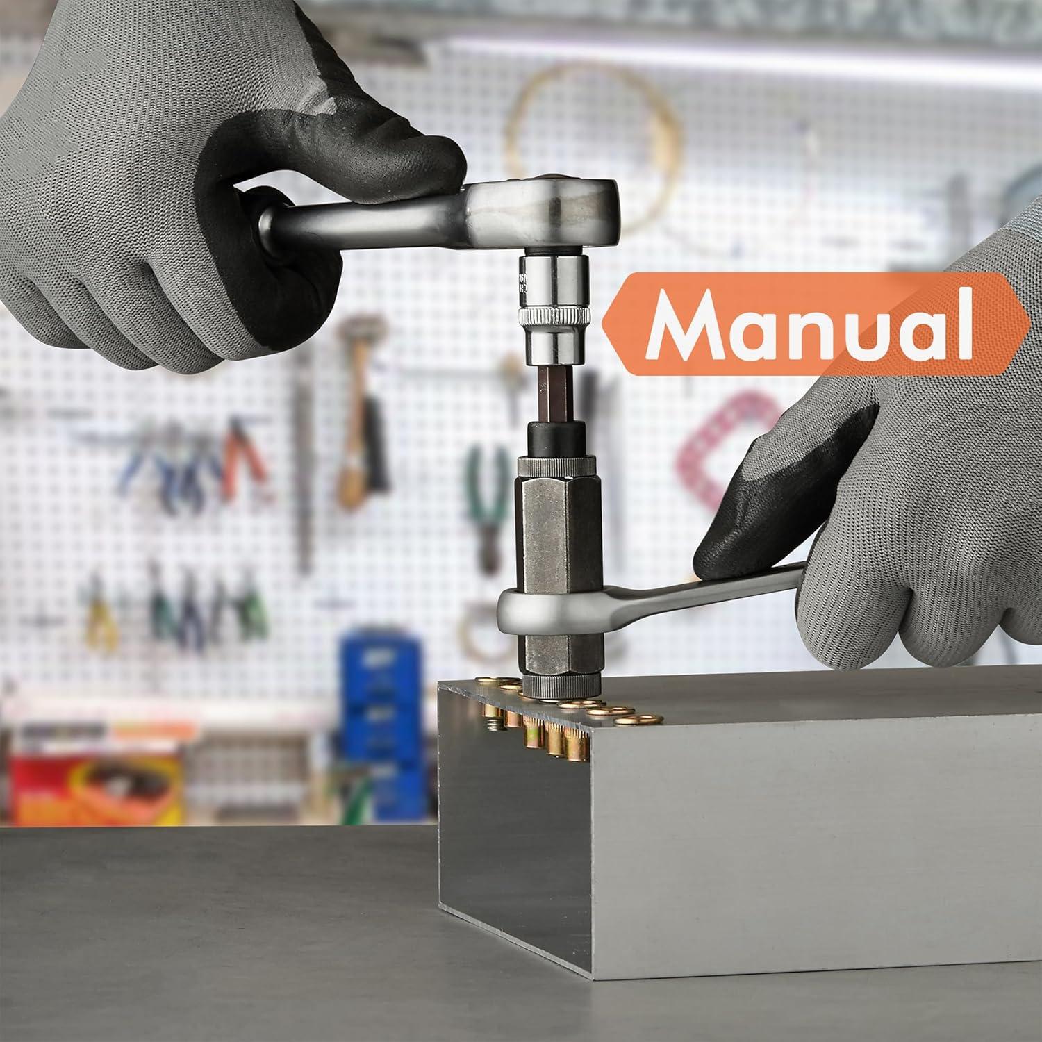 Juego de Herramientas para Tuercas Remachadas O-RVN-01 25 Pcs