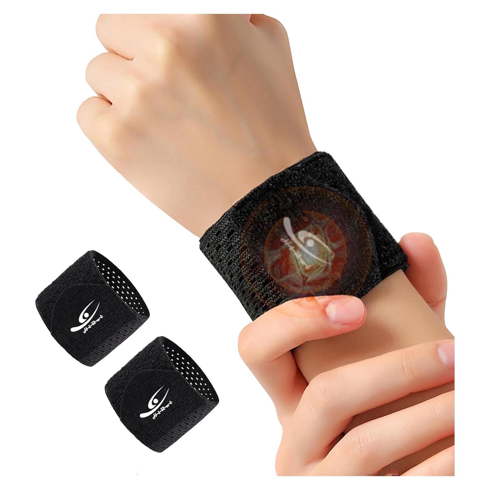 Muñequera de Compresión HiRui - Soporte para Muñeca Pequeño Negro