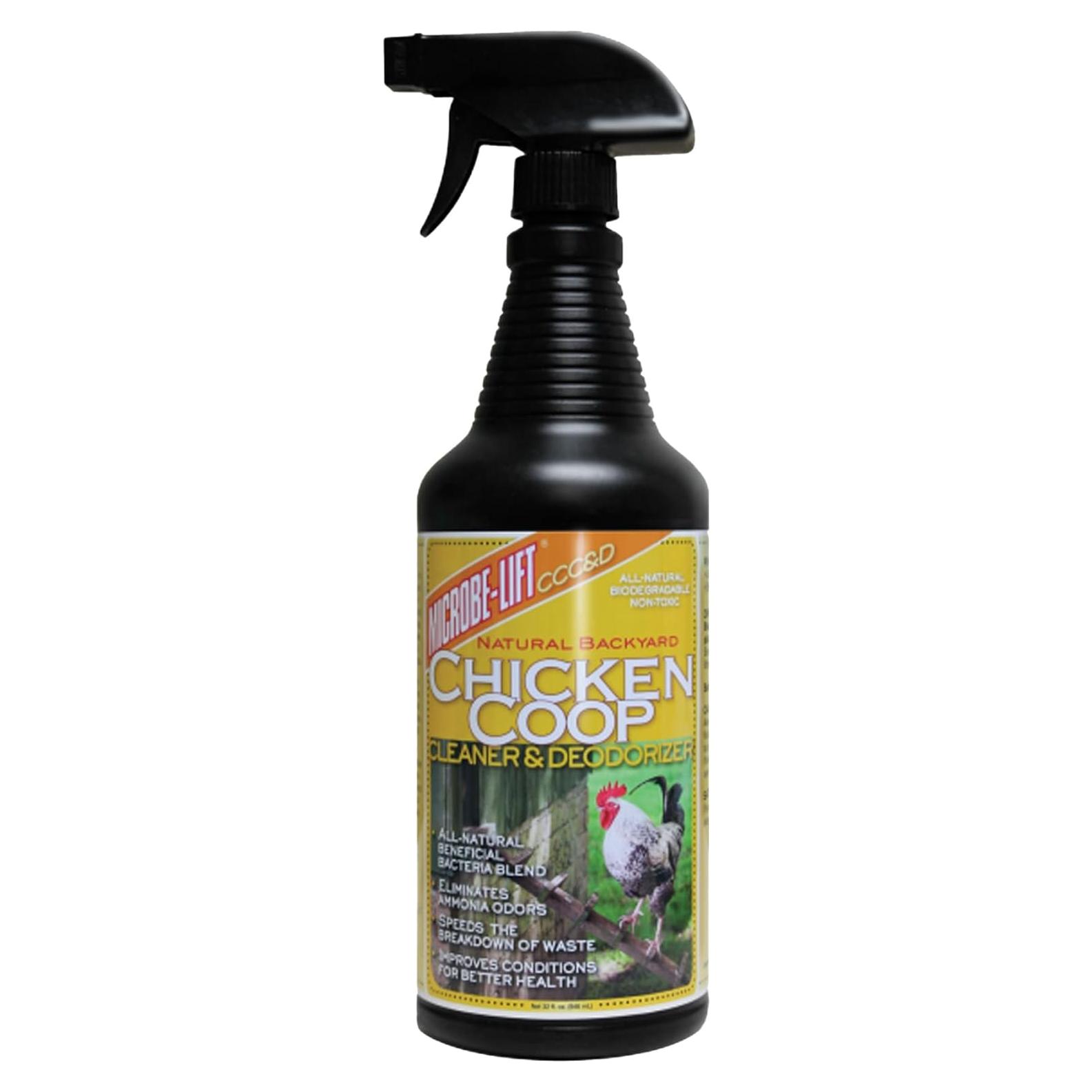 Limpiador y Desodorante Microbe-Lift 32 oz - Natural para Gallineros