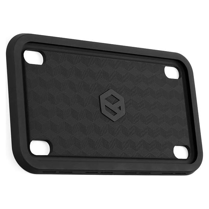 Marco de Placa de Silicona Rightcar Solutions para Motocicleta Negro