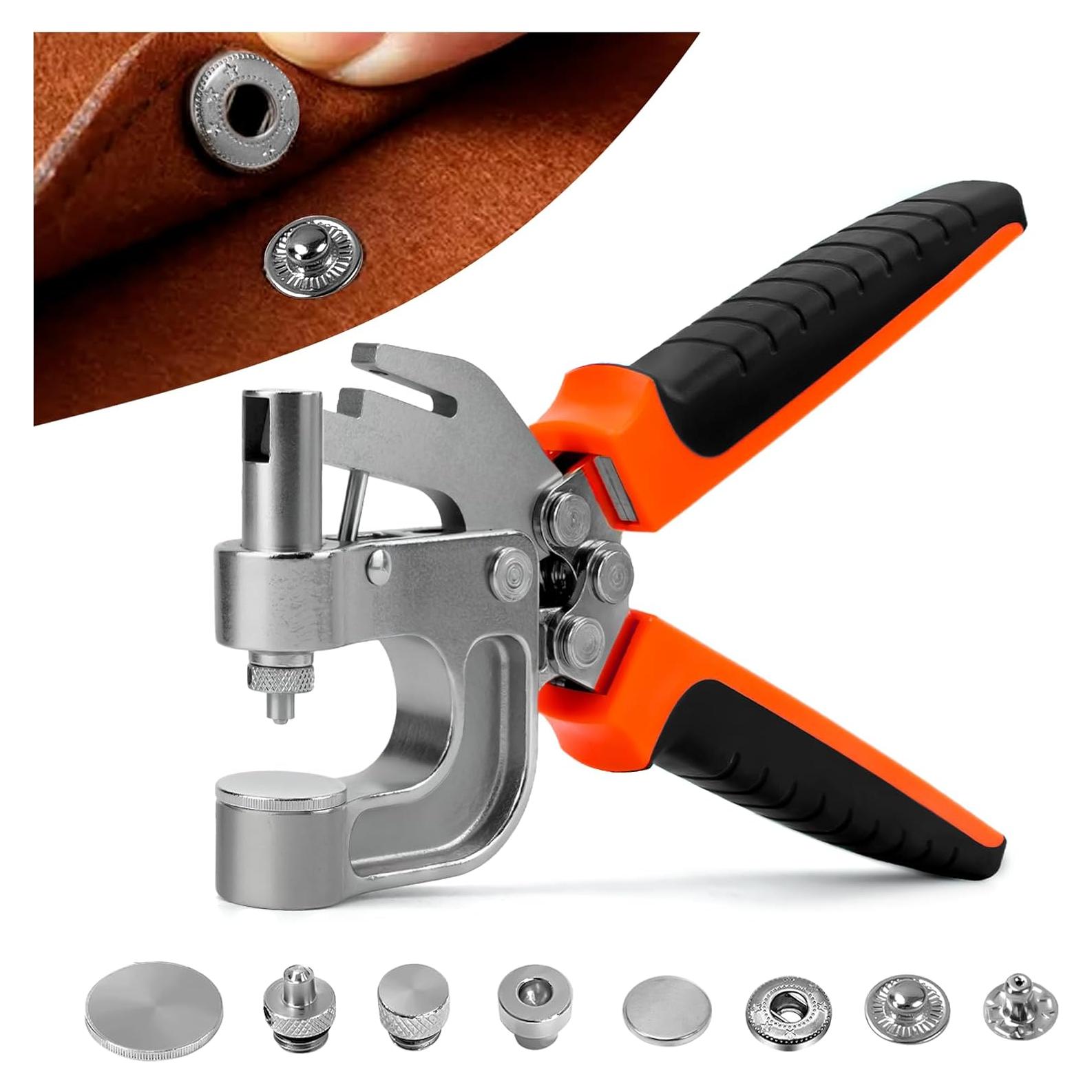 Kit de Herramientas para Botones a Presión Sopnom 15mm 160 Piezas