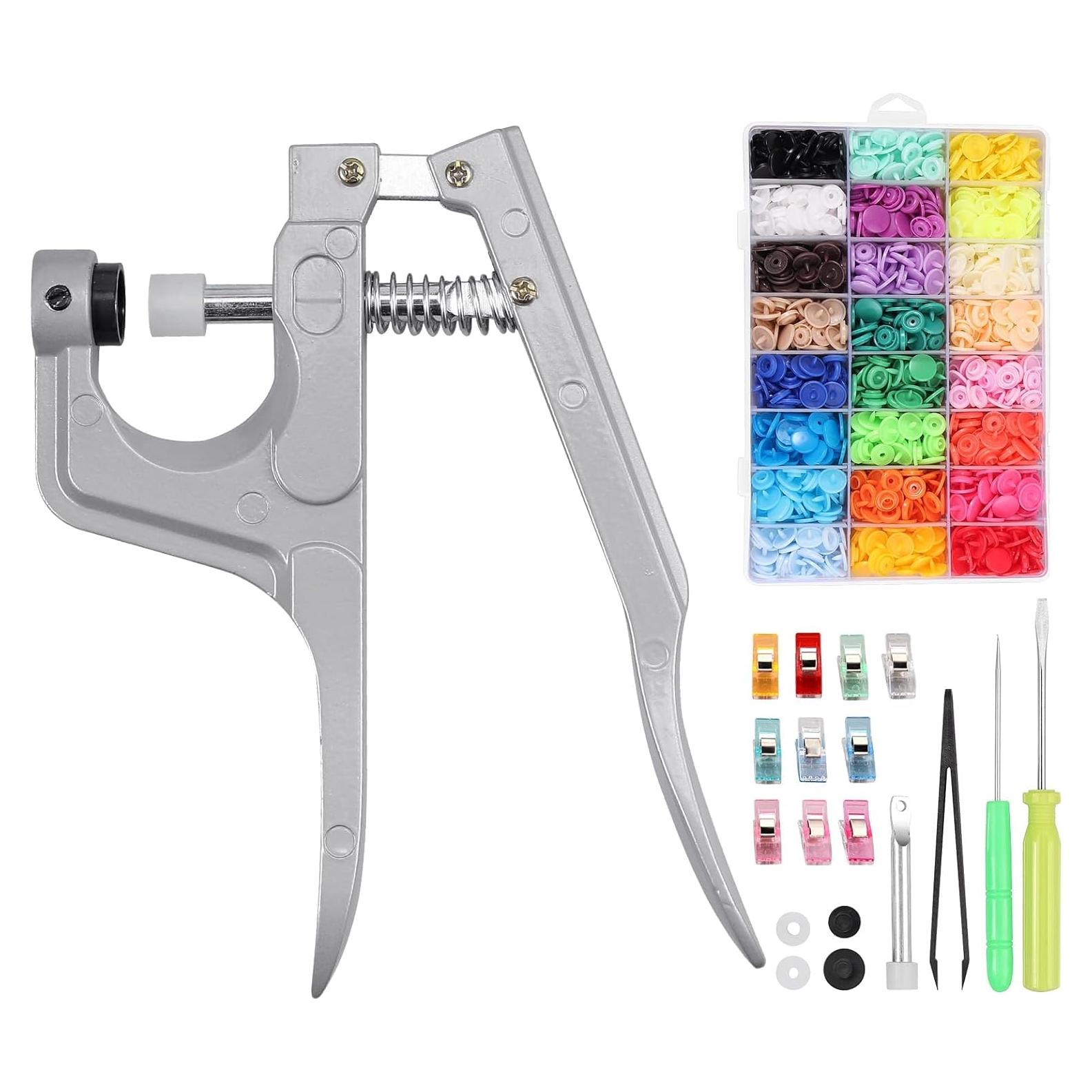 Kit de Botones a Presión Tanice 408 Piezas 24 Colores T5