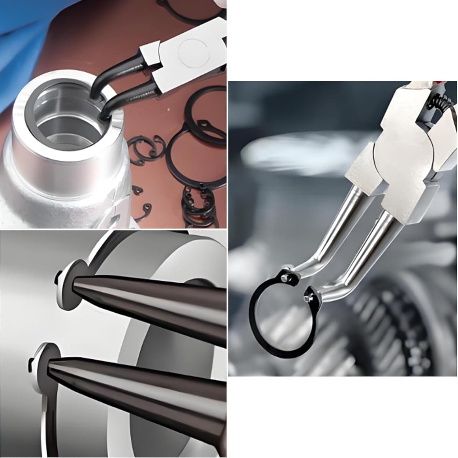 Kit de Anillos de Resorte Aienxn 802PCS con Pinzas