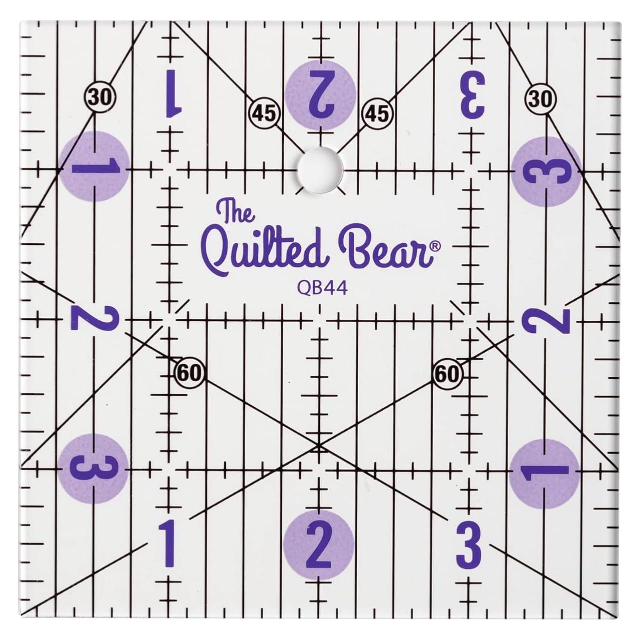 Regla de Acolchado Antideslizante The Quilted Bear 10.16 cm