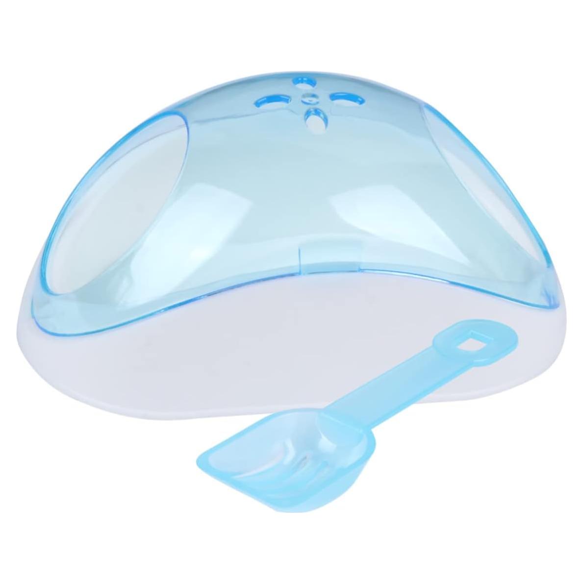 Baño de Arena para Hámster y Chinchilla HEMOTON con Cucharón