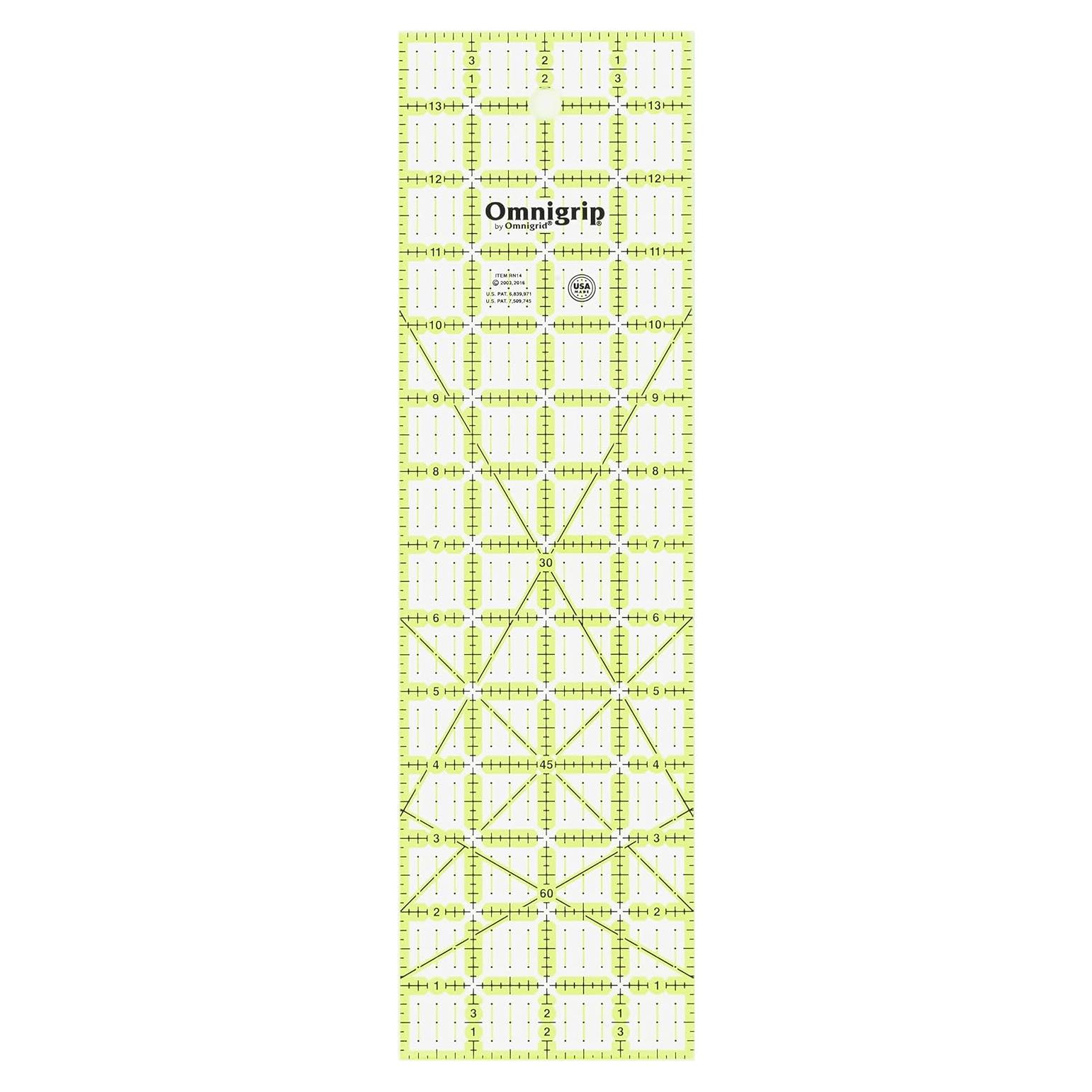 Regla Antideslizante Omnigrip Dritz 10.16x35.56 cm