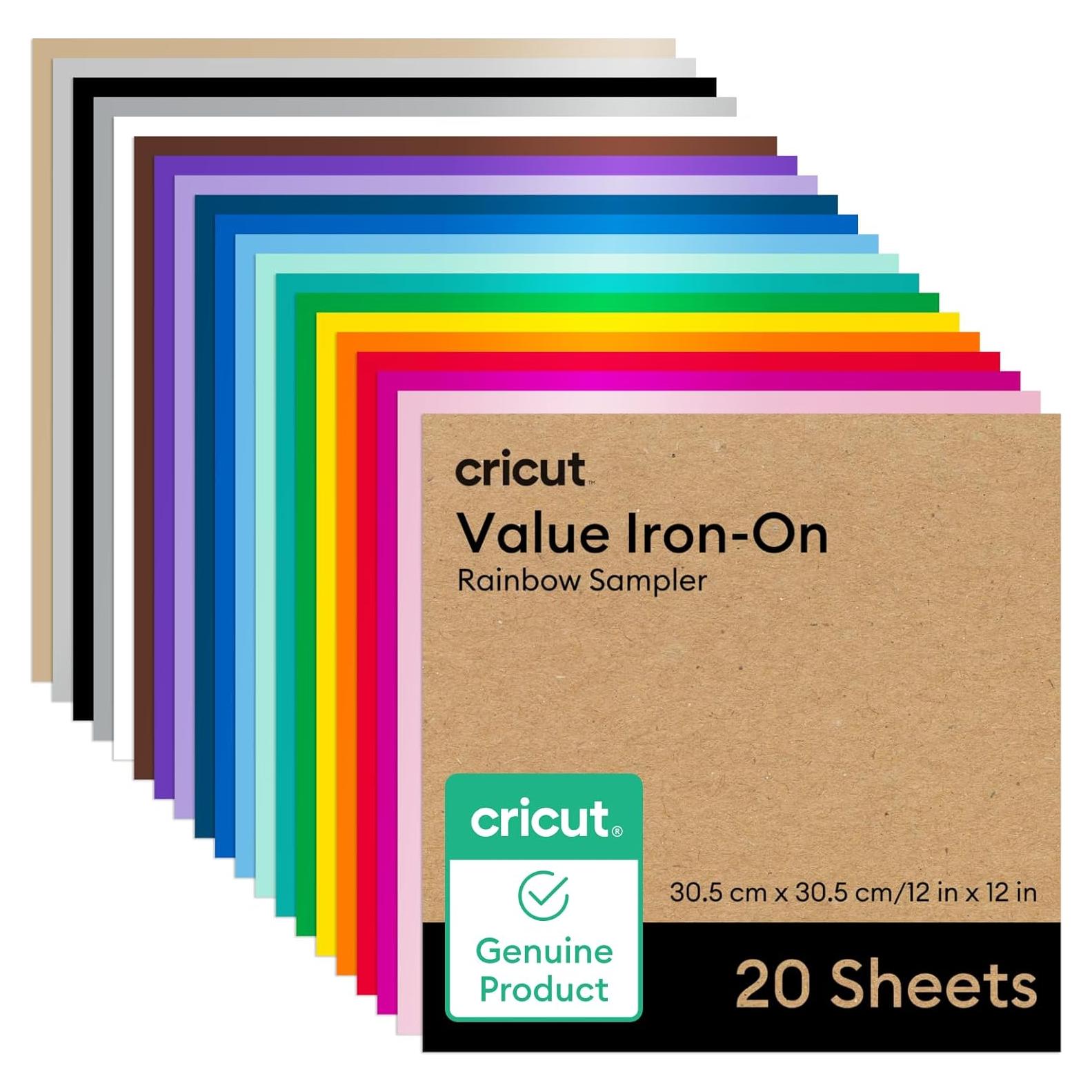 Vinilo de Transferencia de Calor Cricut Valor Plancha 20 ct 30.5x30.5 cm