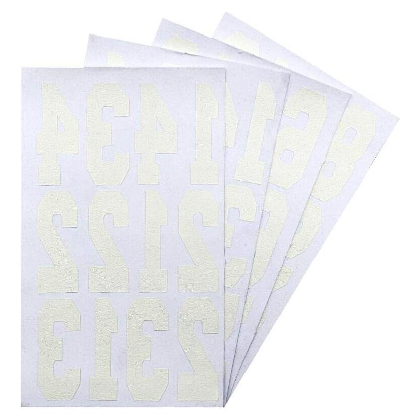 Números de Planchar Magfok Blancos 3" (7.62 cm) - 48 Piezas