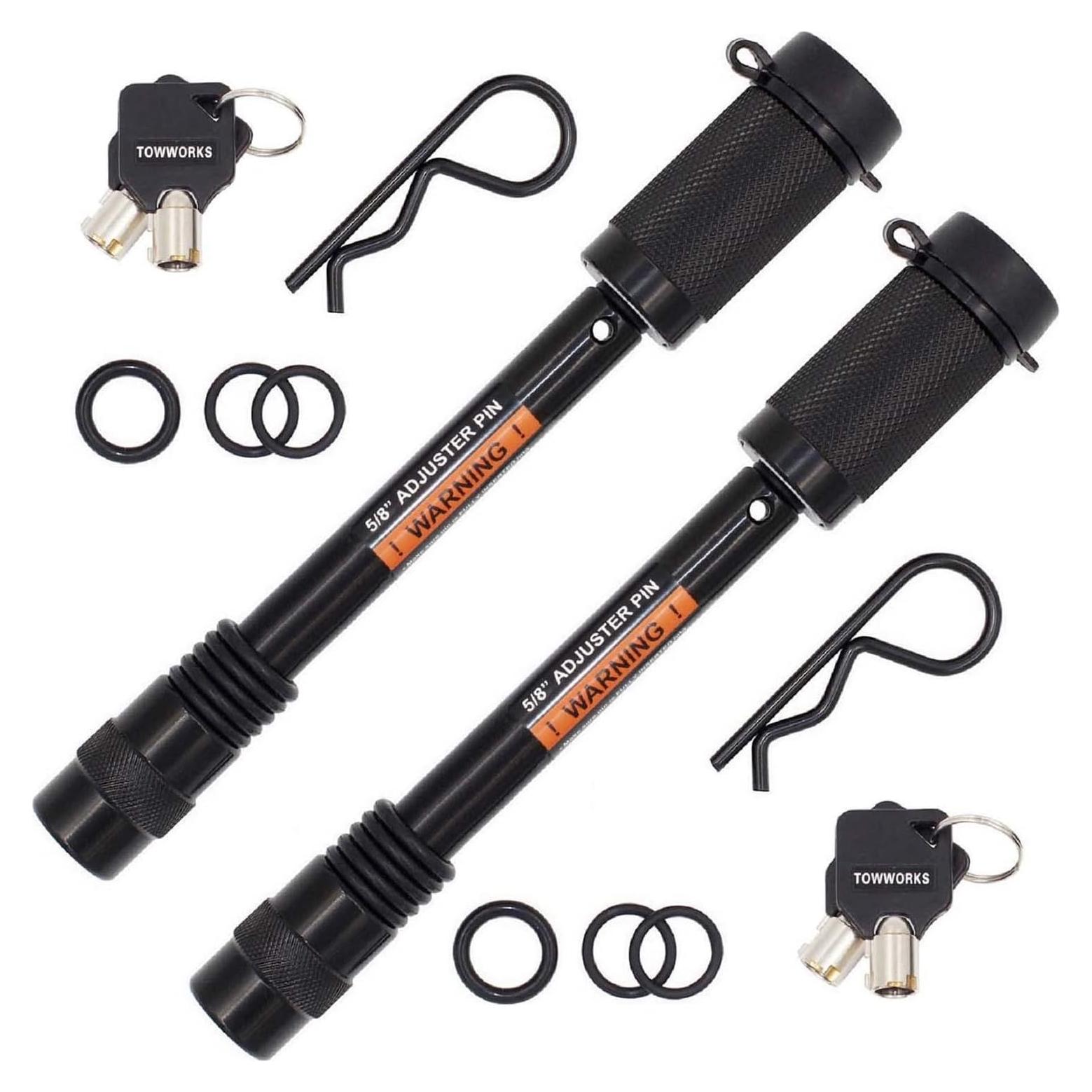 Cerradura de Enganche TowWorks 79832 con Llave Igual 2-Pack