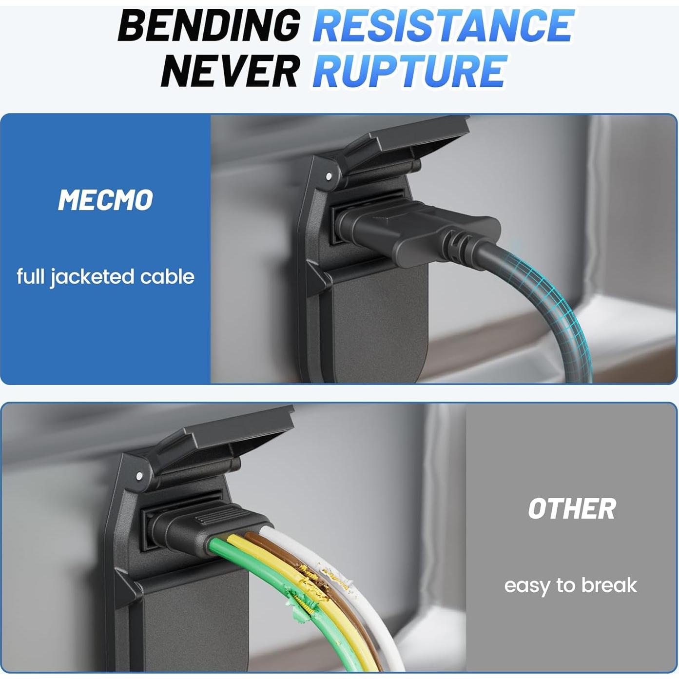 Cable de Extensión para Remolque MECMO 4 Pines 30 cm