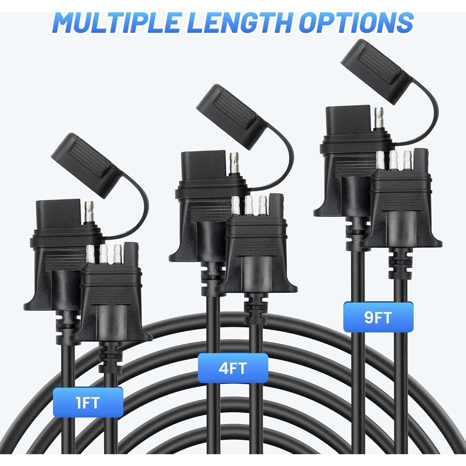 Cable de Extensión para Remolque MECMO 4 Pines 30 cm