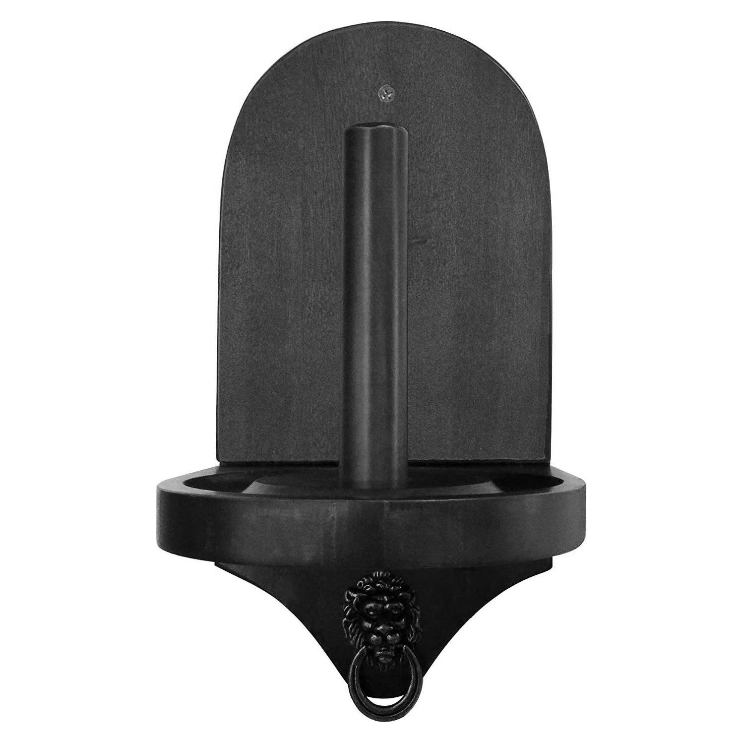 Soporte de Tiza en Cono Montado en Pared Hathaway Premier Negro