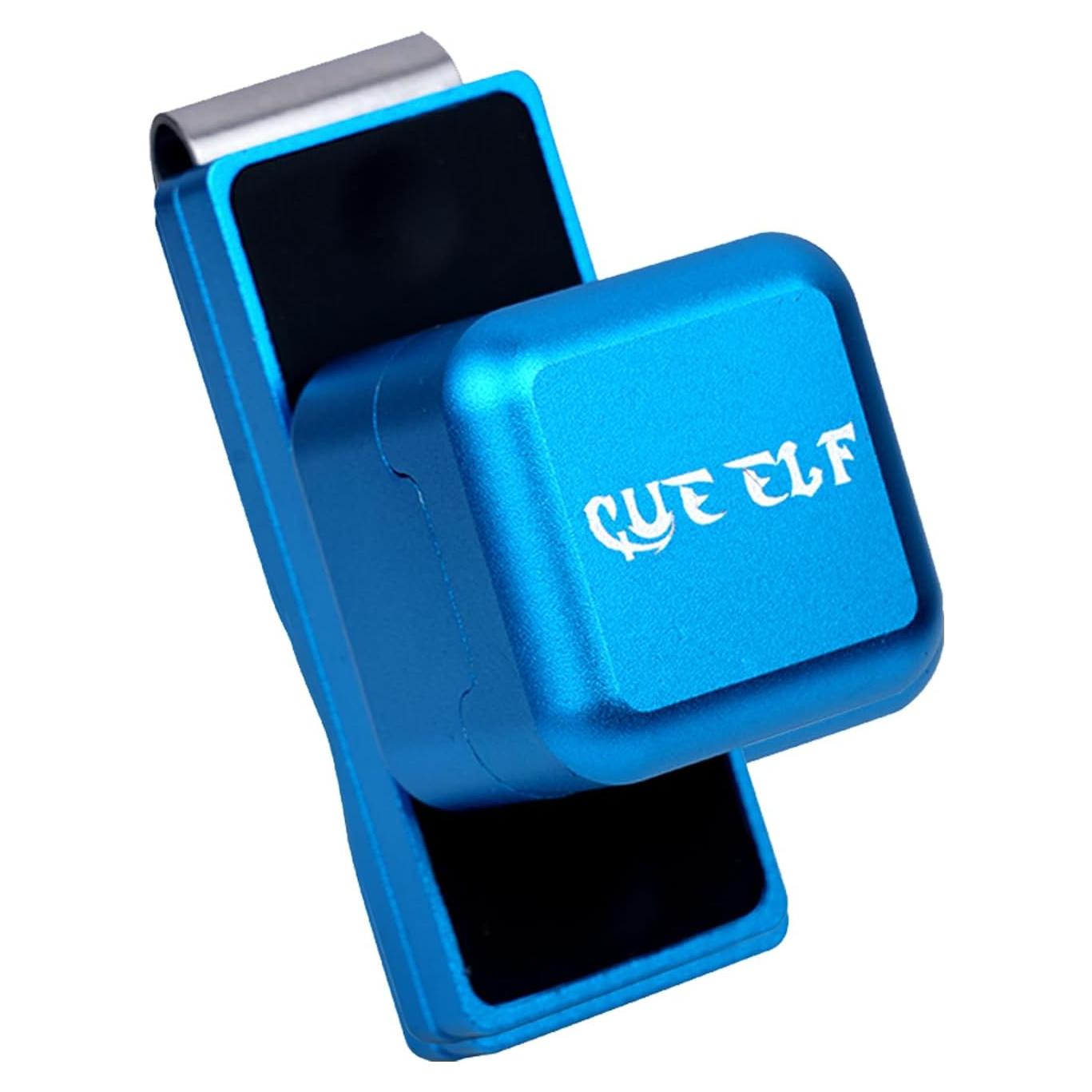 Soporte de Tiza de Billar CUEELF Mini Magnético Azul