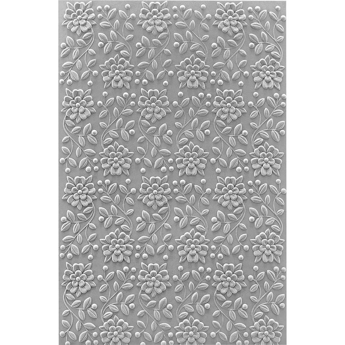 Carpeta de Embossing 3D Floral y Vid Spellbinders 14.73x22.86 cm