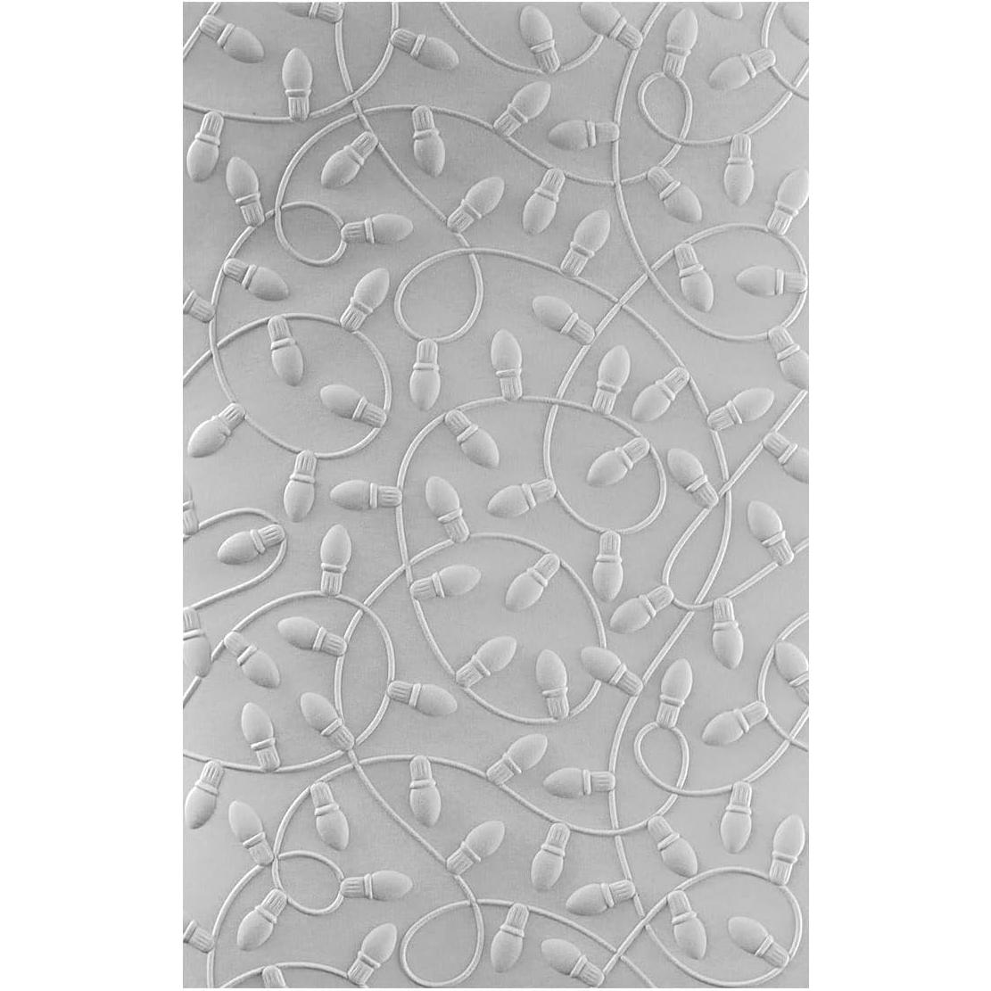 Carpeta de Embossing 3D Luces de Vacaciones Spellbinders 14x22cm